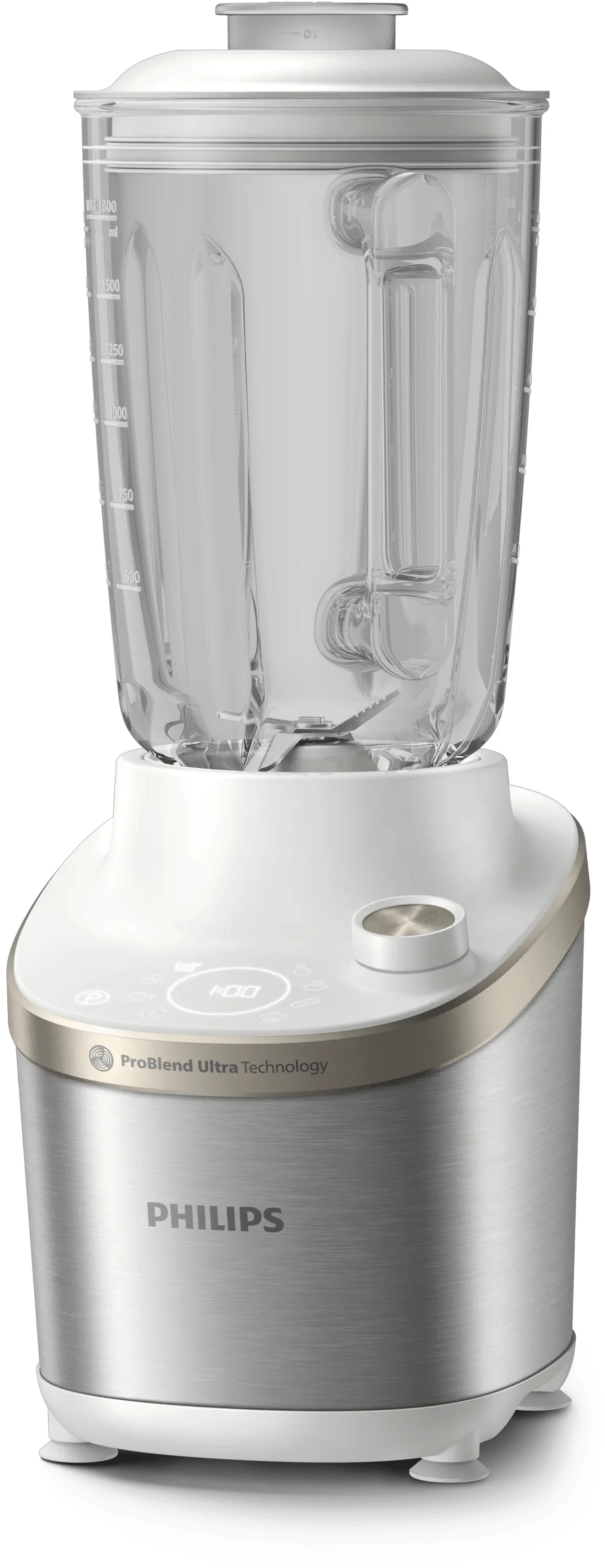 Philips 7000 series HR3760/01 Mixer 2 l Tischplatten-Mixer 1500 W Edelstahl, Weiß