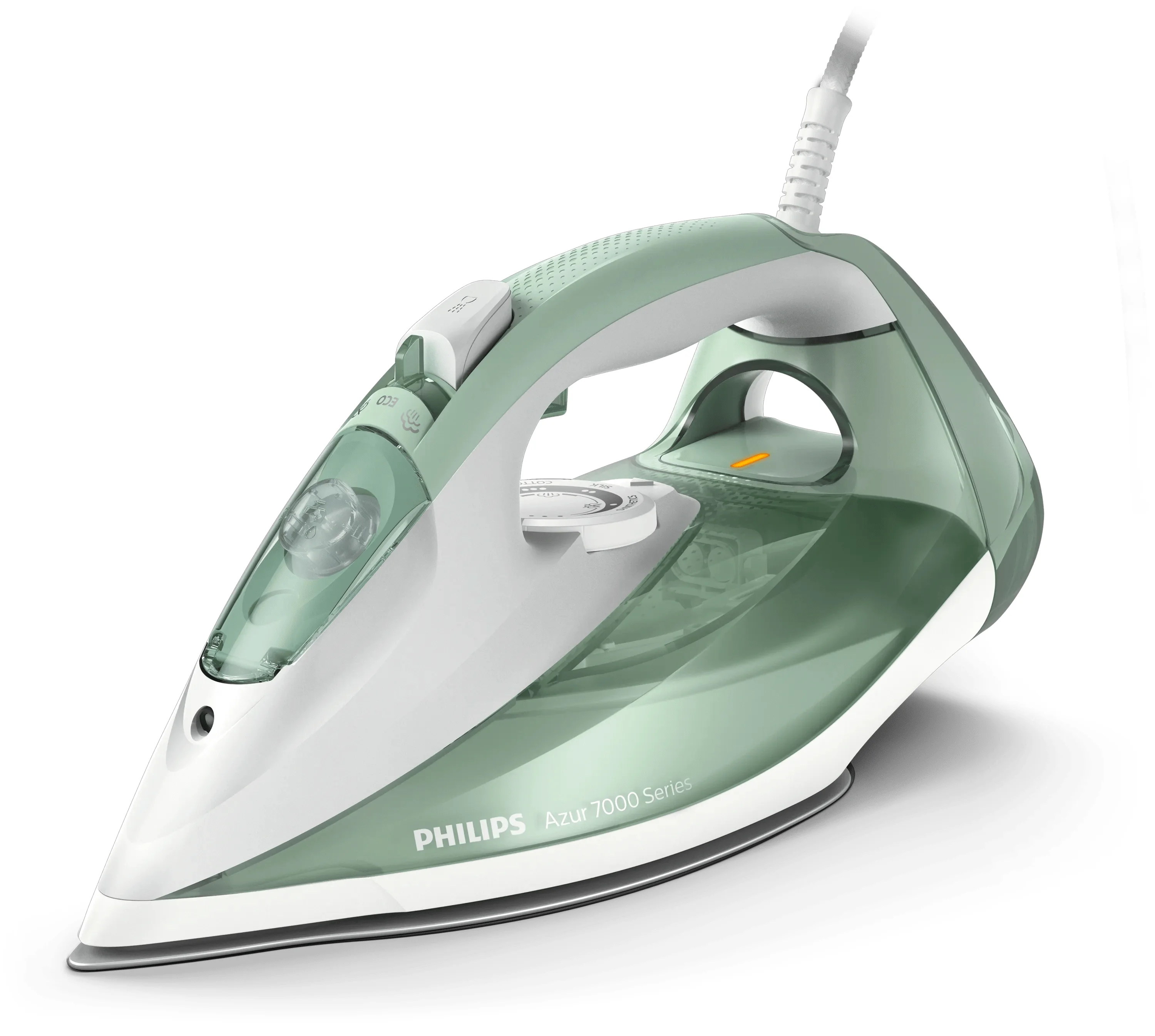 Philips 7000 series DST7012/70 Bügeleisen Dampfbügeleisen SteamGlide Plus-Sohle 2600 W Grün, Grau