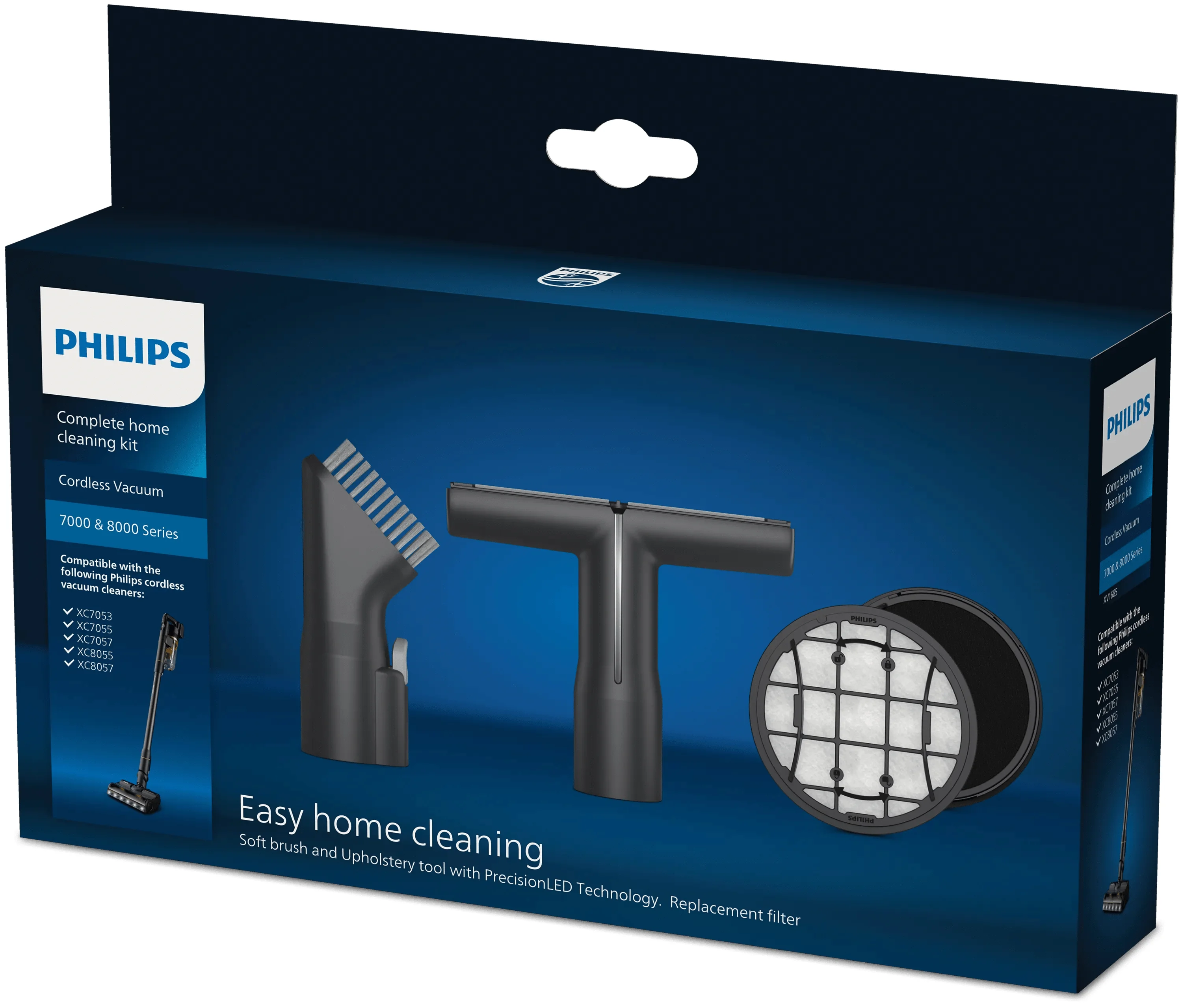 Philips Akku-Staubsauger 7000 & 8000 Series XV1685/01 Komplettreinigungsset für zu Hause