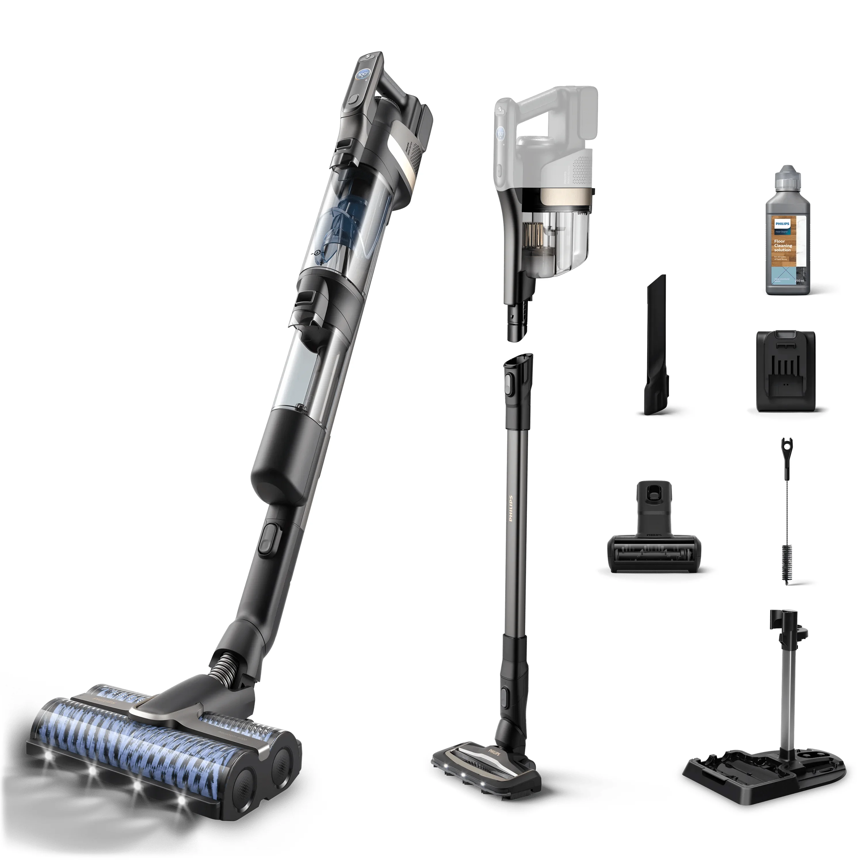 Philips 9000 Series Kabelloser AquaTrio Nass- und Trockensauger