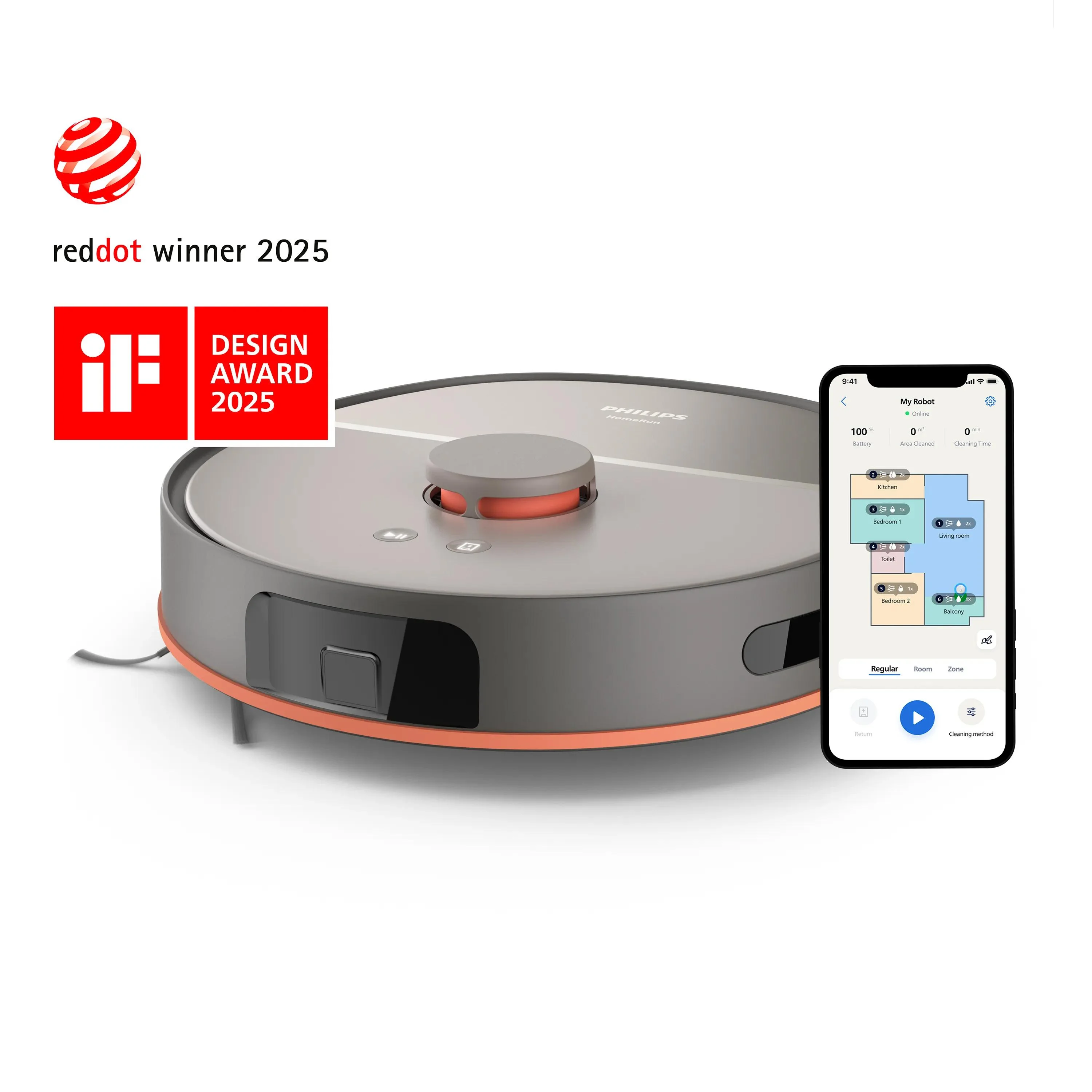 Philips HomeRun 5000 Series Saug- & Wischroboter