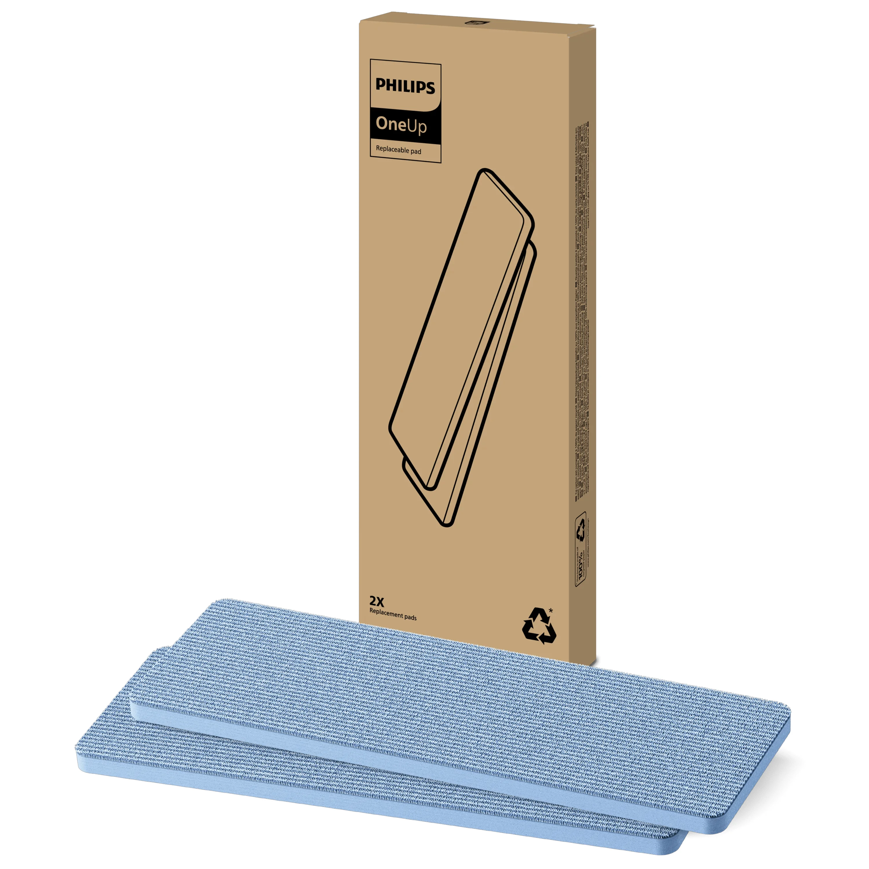 Philips OneUp Ersatzpad - Doppelpack