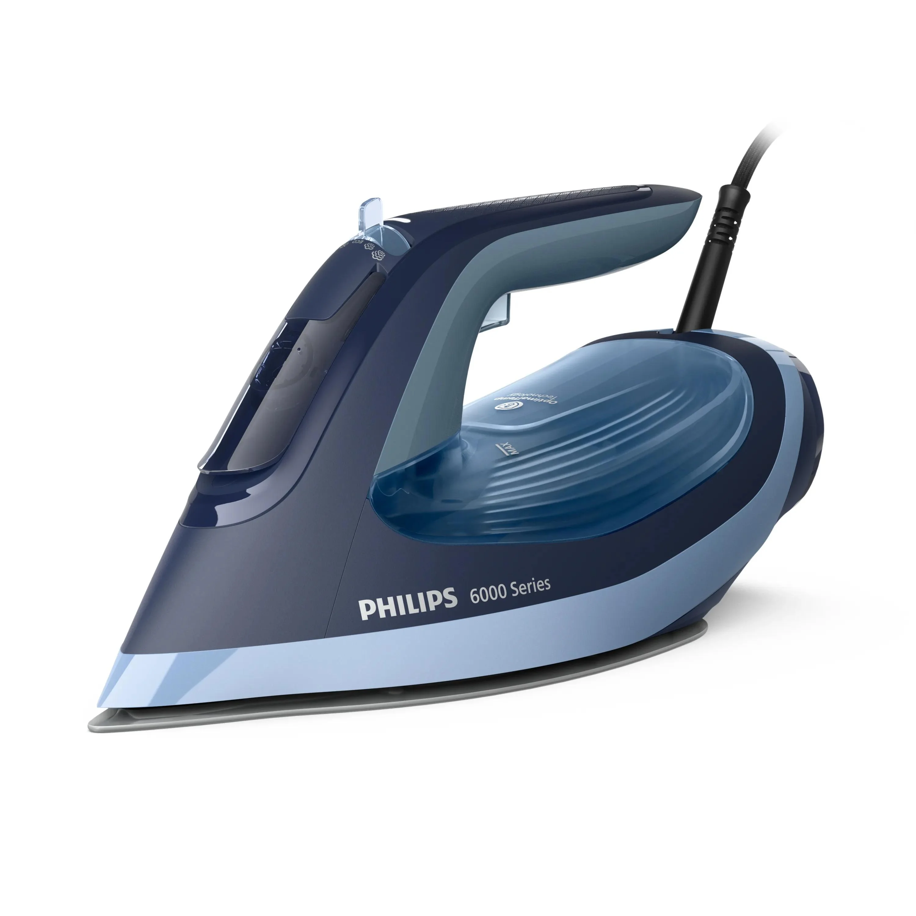 Philips 6000 series DST6120/20 Bügeleisen Dampfbügeleisen SteamGlide Plus-Sohle 2600 W Blau
