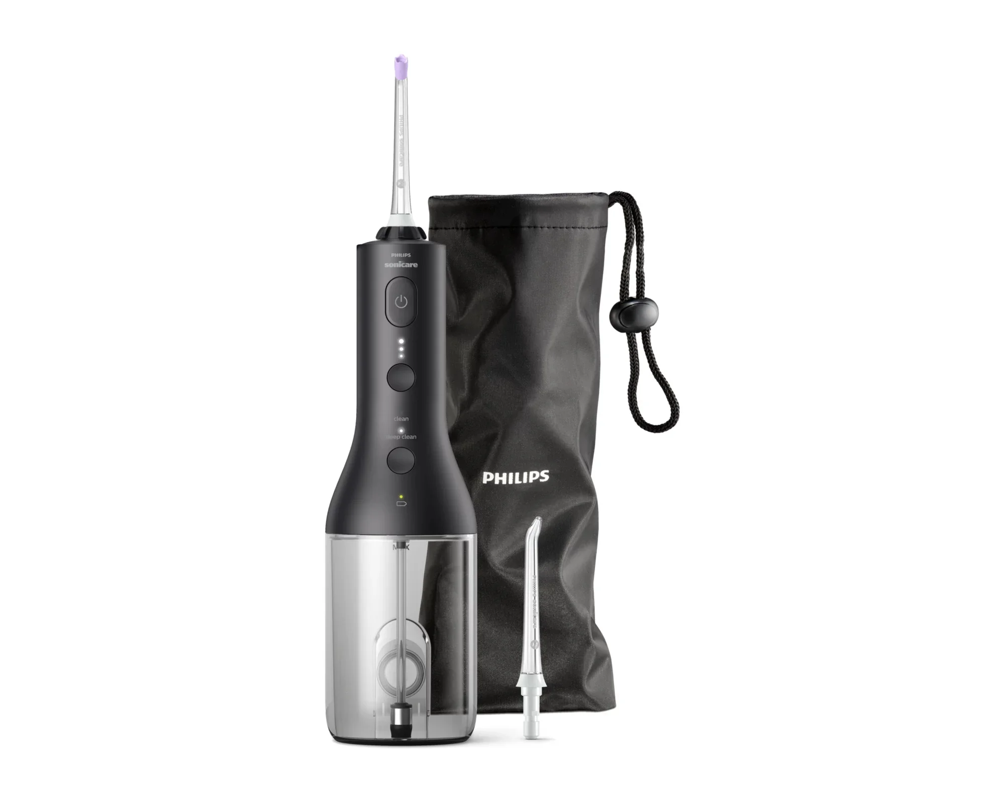 Philips kabelloser Power Flosser 3000 HX3826/33 Wasser-Flosser - schwarz