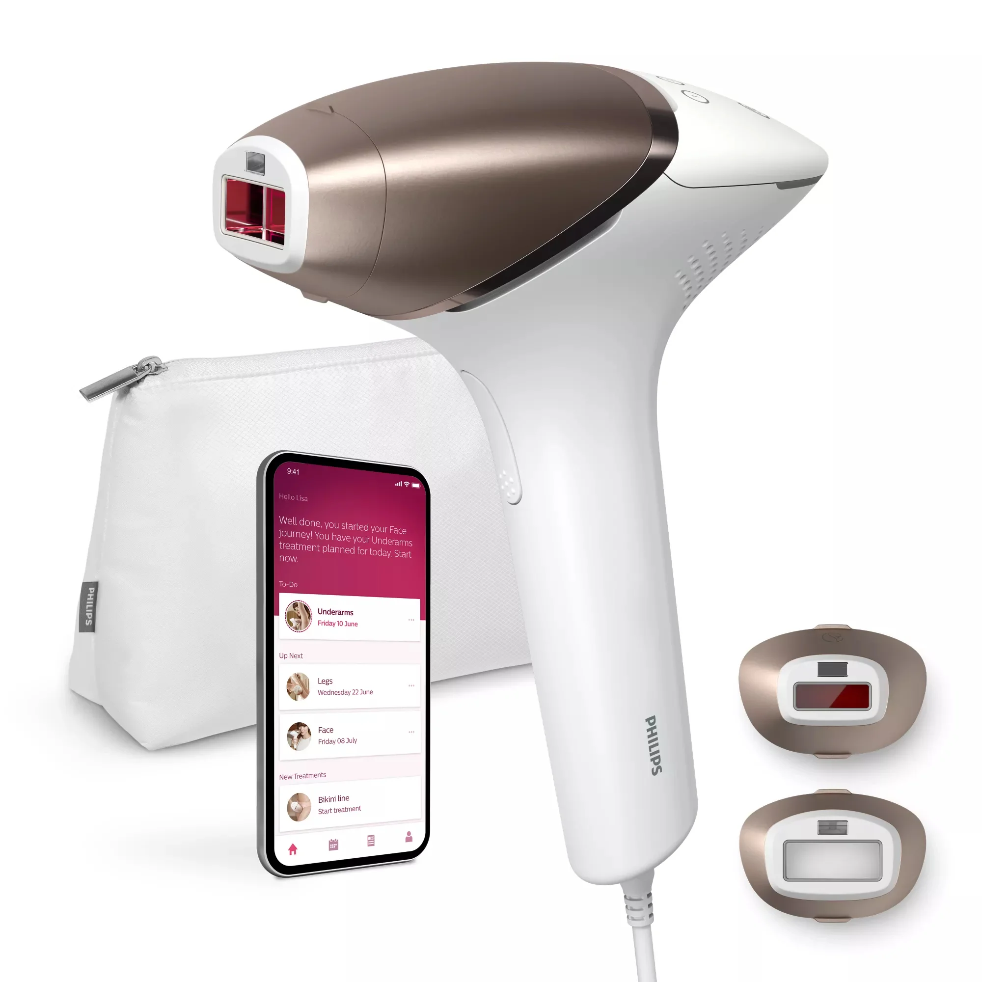 Philips Lumea Prestige Lumea IPL 8000 Series BRI945/00 IPL Haarentfernungsgerät mit SenseIQ