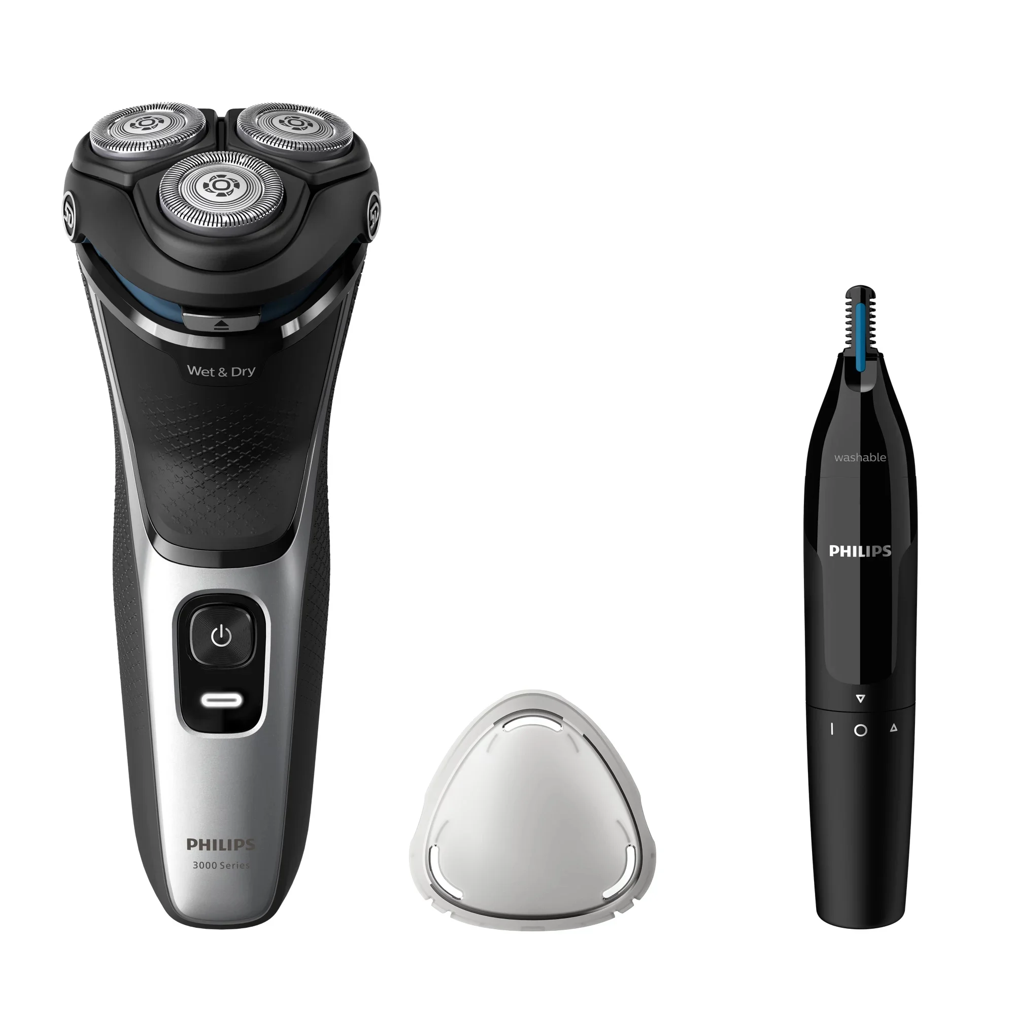 Philips Shaver 3000 Series S3143/02 Elektrischer Nass- und Trockenrasierer