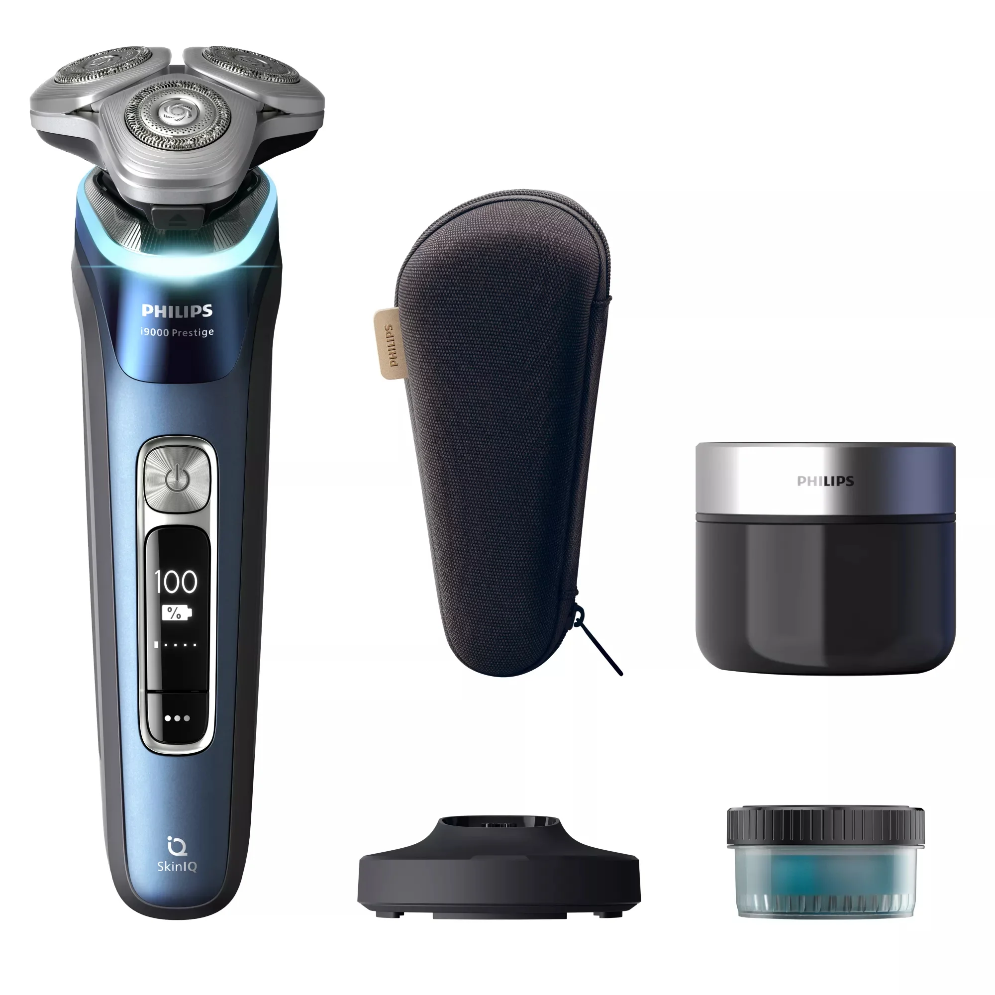 Philips i9000 Prestige XP9201/30 Elektrischer Nass- und Trockenrasierer mit SkinIQ