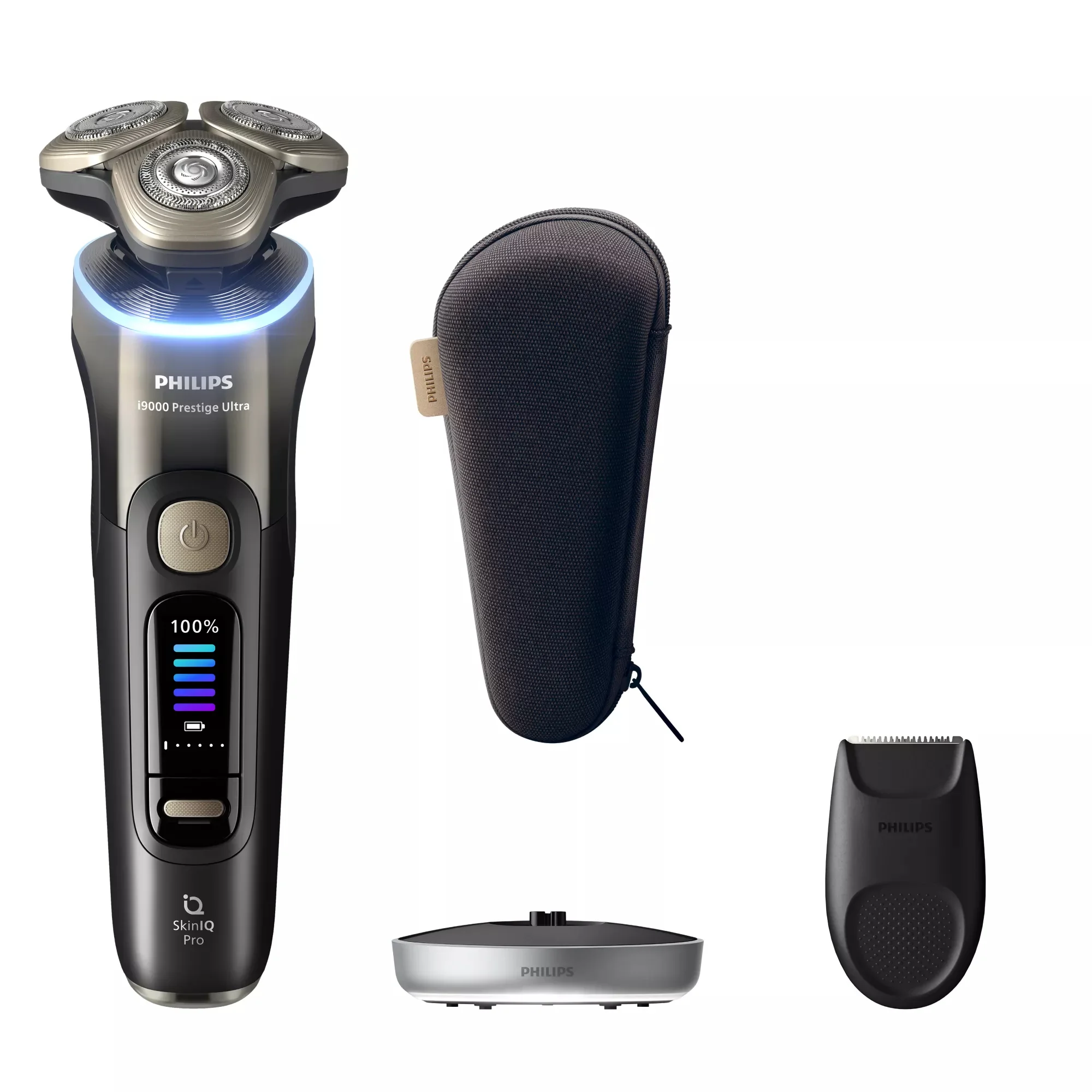 Philips Series i9000 Prestige Ultra i9000 Prestige Ultra XP9405/11 Elektrischer Nass- & Trockenrasierer mit SkinIQ Pro