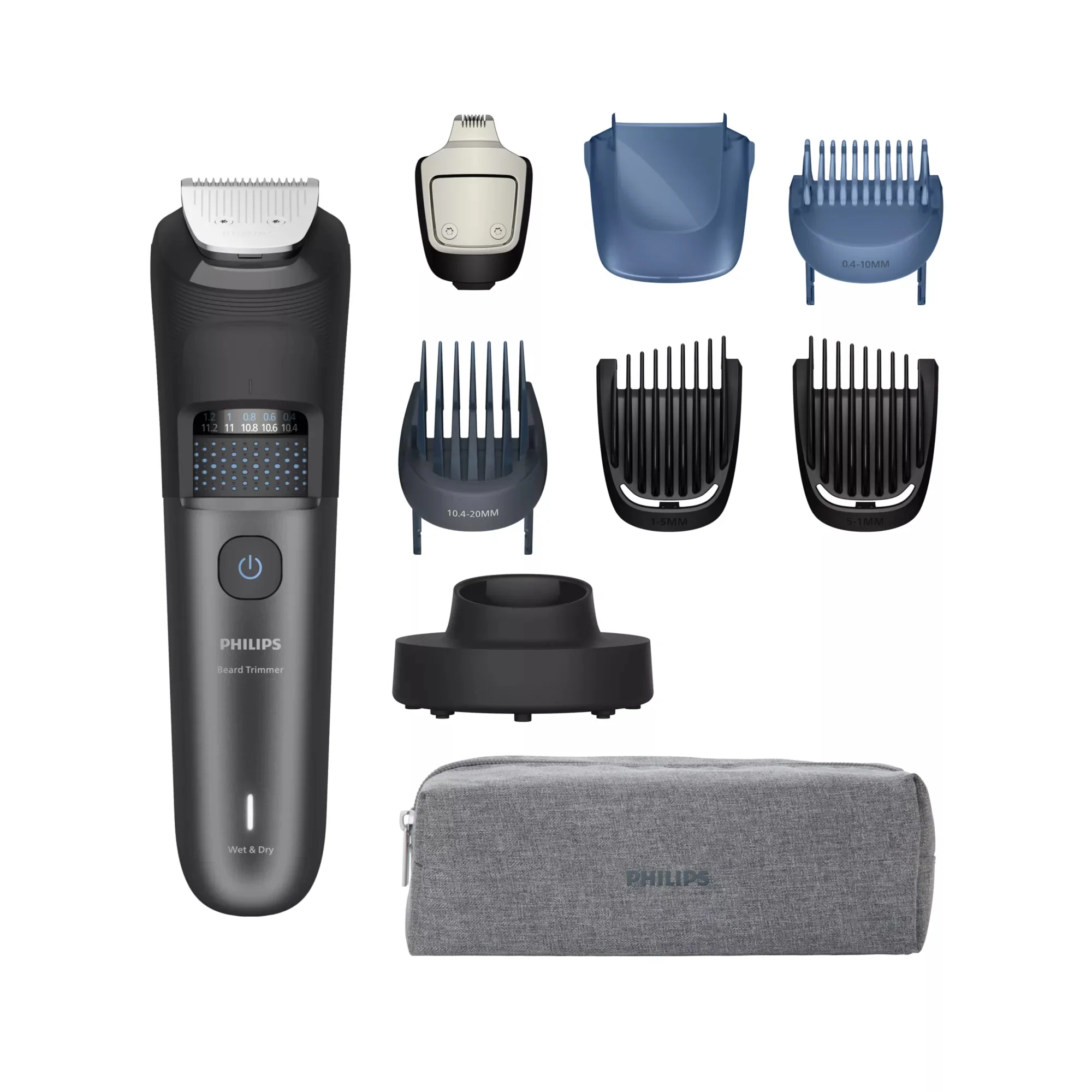 Philips Beard Trimmer 7000 Series BT7665/15 Bartstyling mit Haarauffangschale