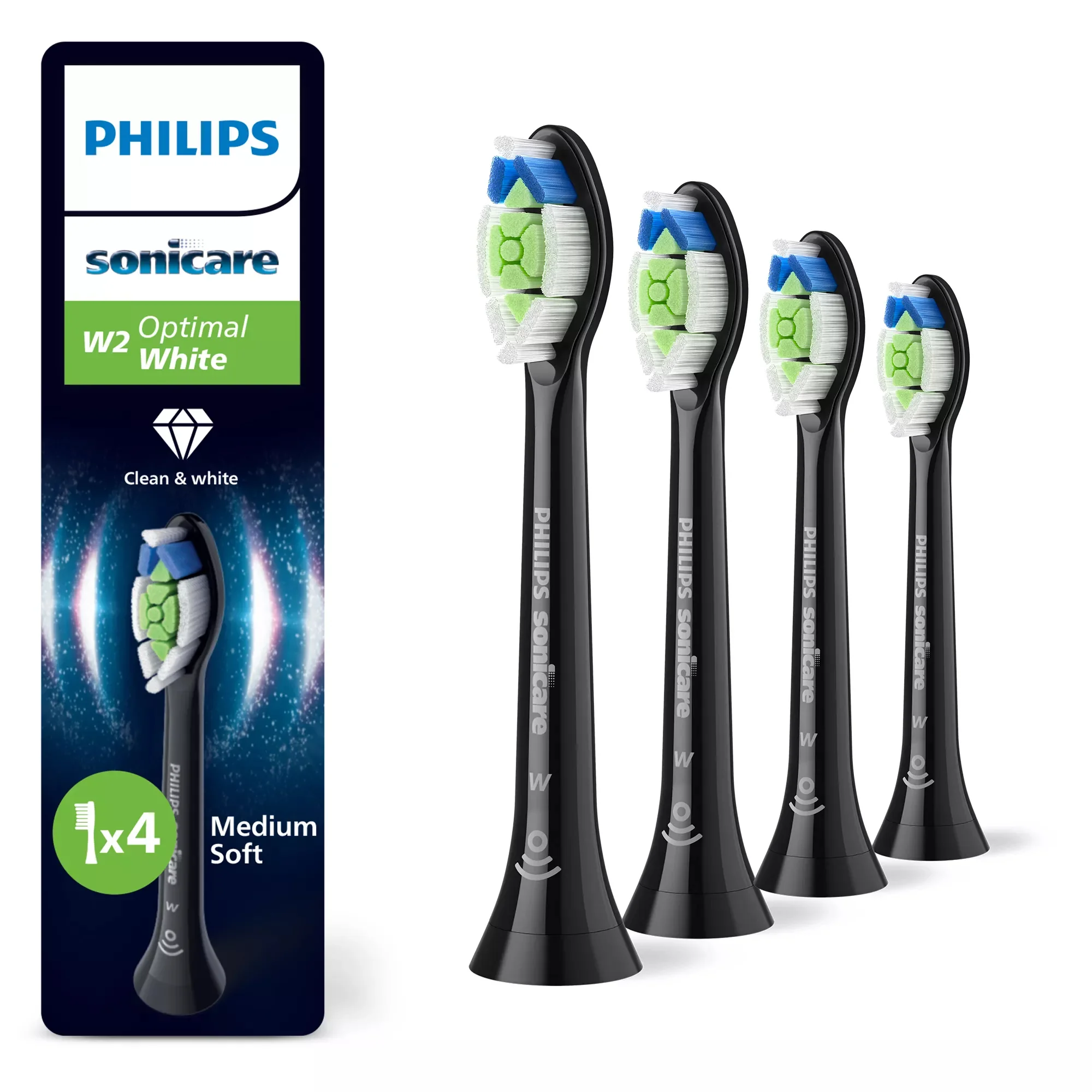 Philips Optimal White HX6064/88 Bürstenköpfe (4er-Pack)