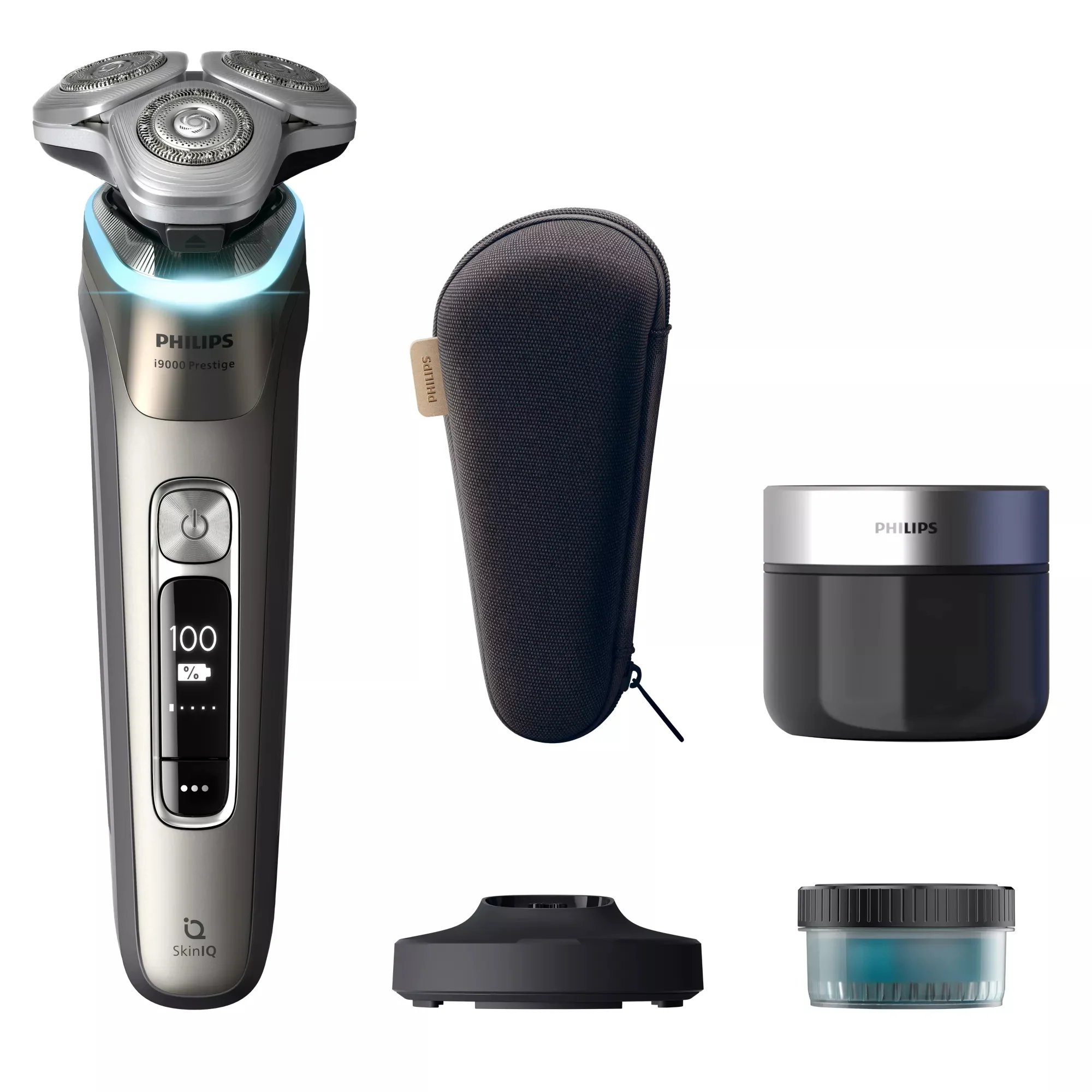 Philips i9000 Prestige XP9203/30 Elektrischer Nass- und Trockenrasierer mit SkinIQ