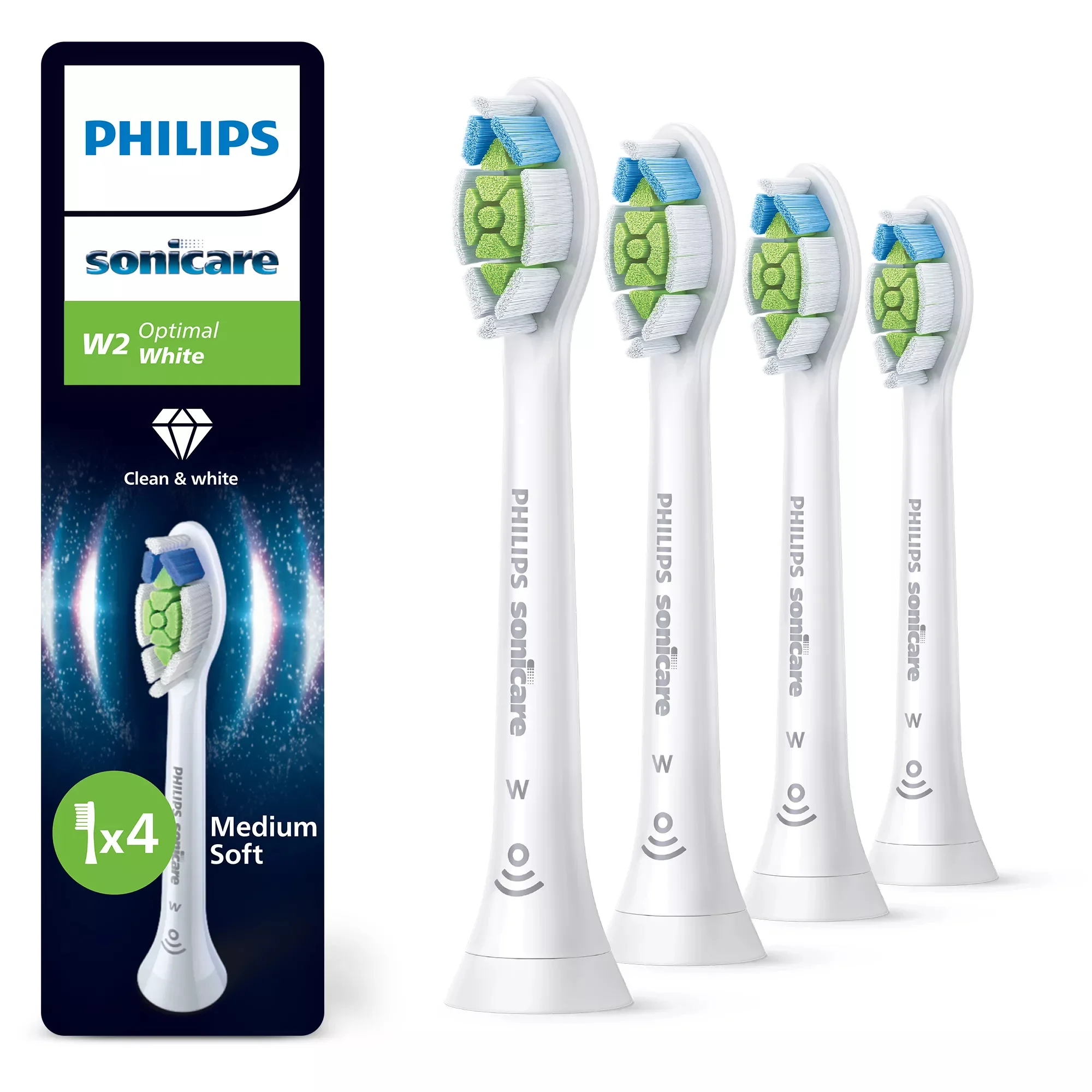 Philips Sonicare Optimal White HX6064/87 Bürstenköpfe (4er-Pack)