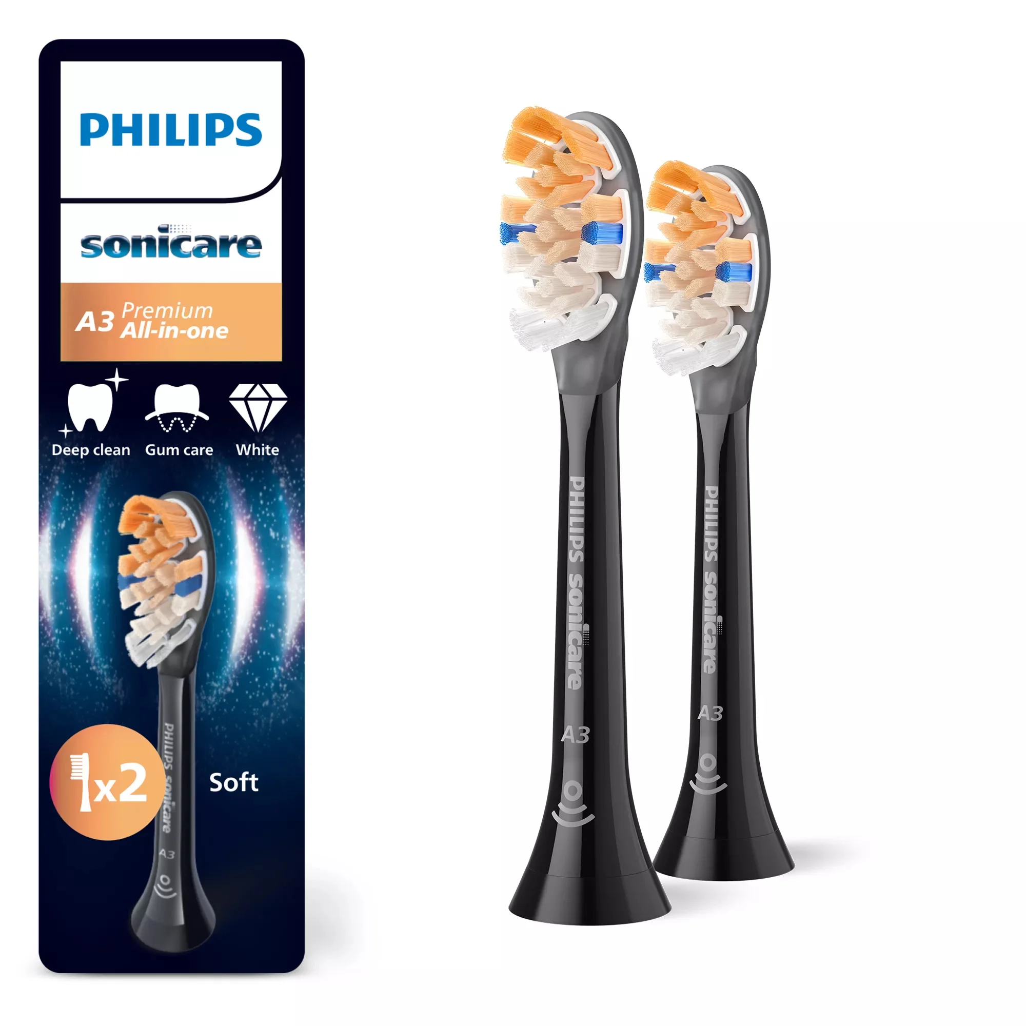 Philips Sonicare Premium All-in-One HX9092/88 Doppelpack Bürstenköpfe
