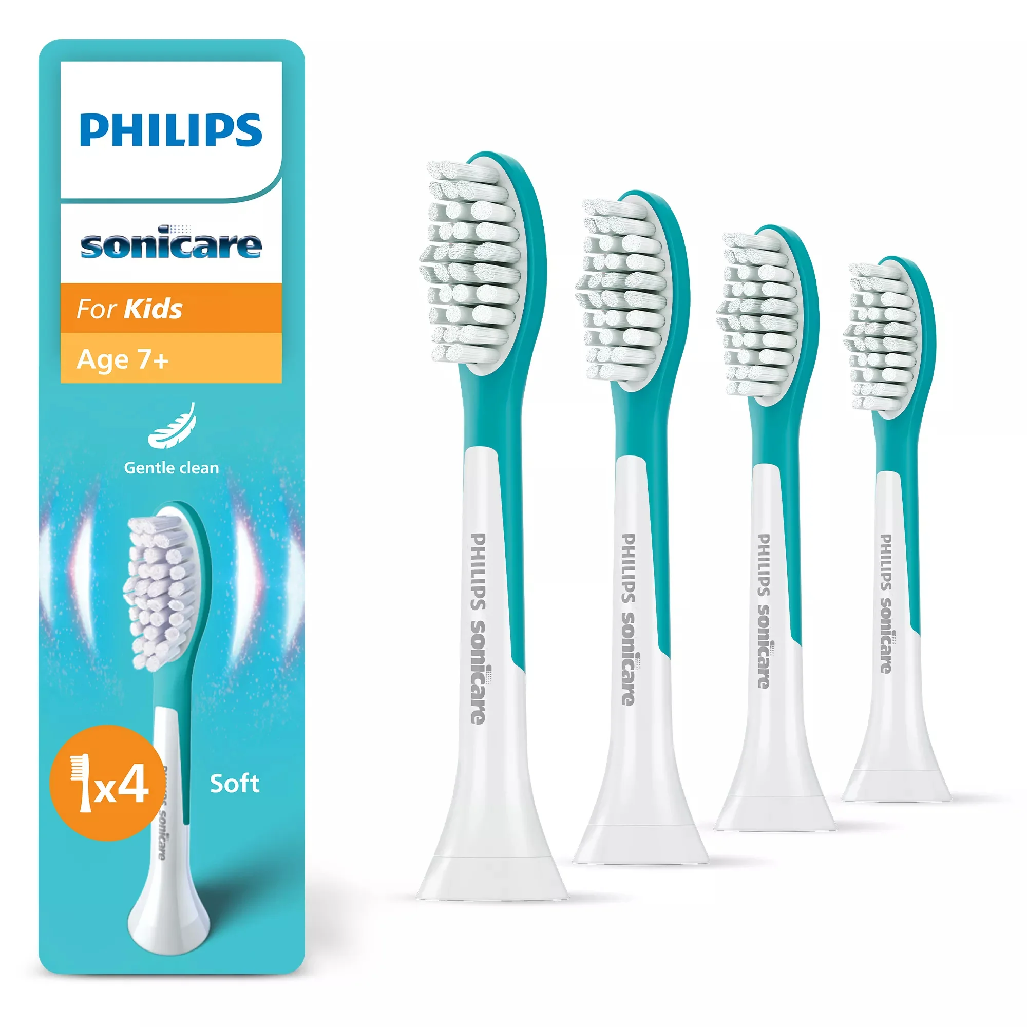 Philips Sonicare For Kids For Kids HX6044/90 Bürstenköpfe (4er-Pack)