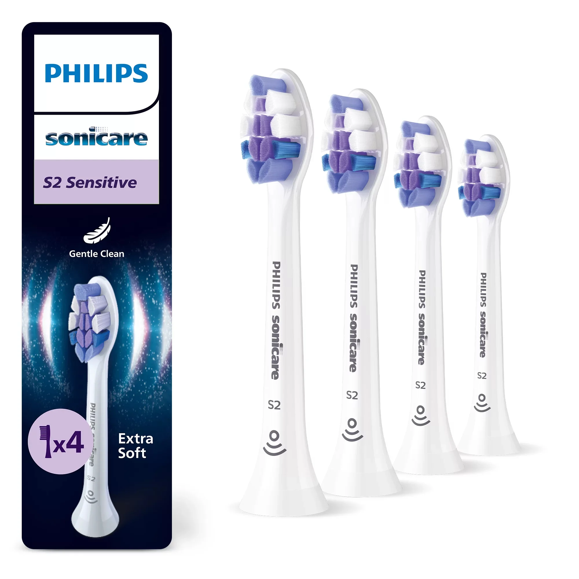 Philips Sensitive HX6054/87 Bürstenköpfe (4er-Pack)