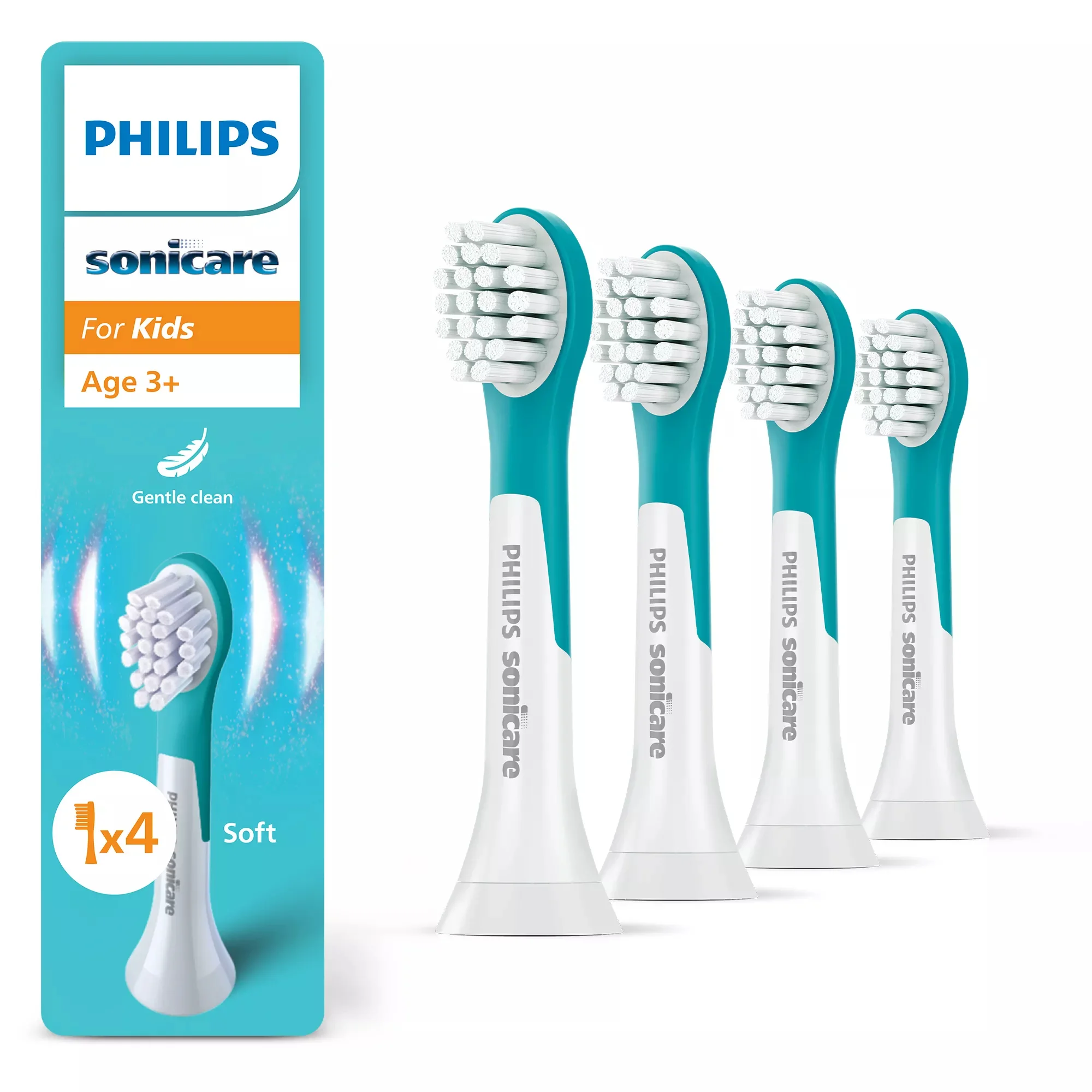 Philips Sonicare For Kids For Kids HX6034/90 Bürstenköpfe (4er-Pack)