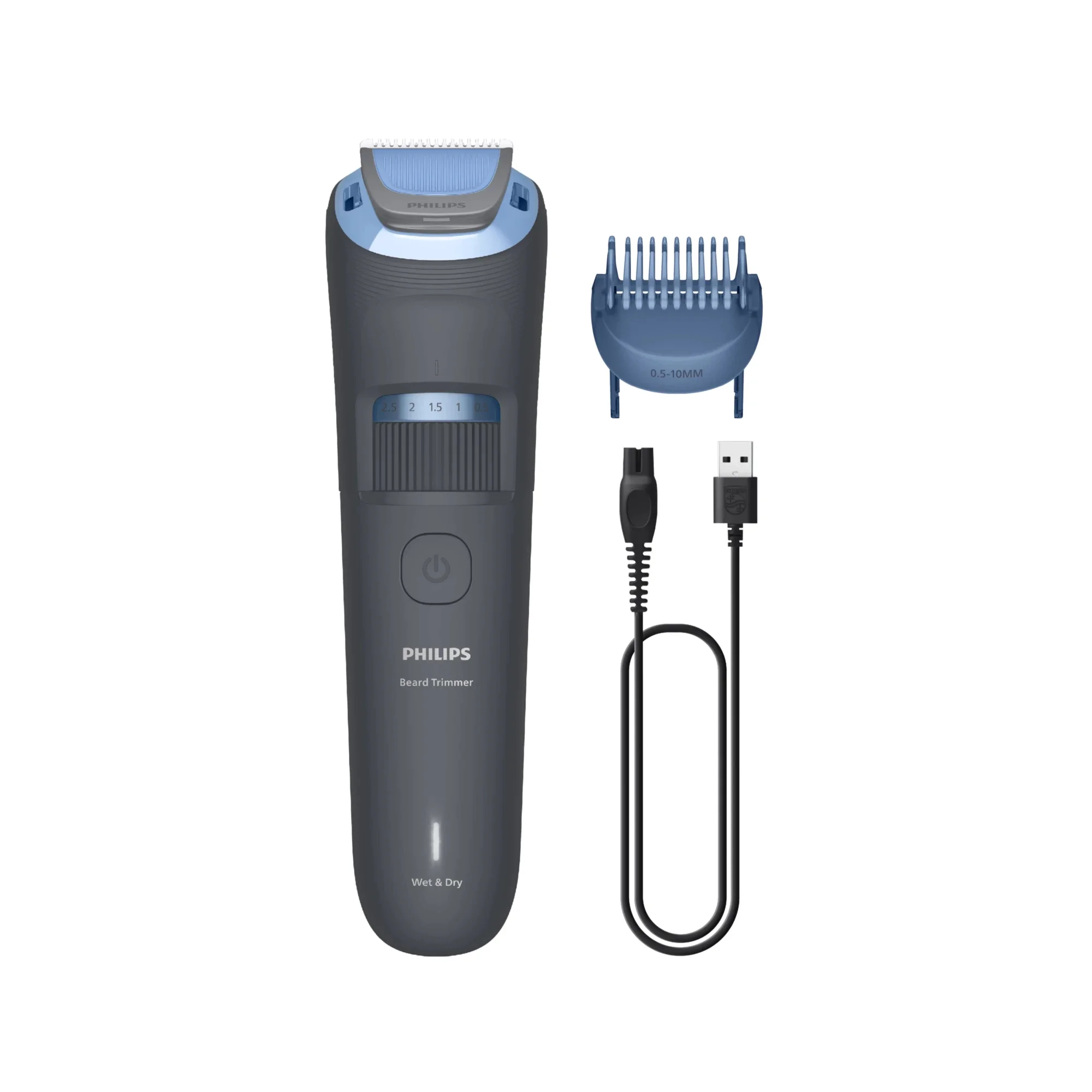 Philips Beard Trimmer 3000 Series BT3619/15 Bartpflege mit abgerundeten Klingen