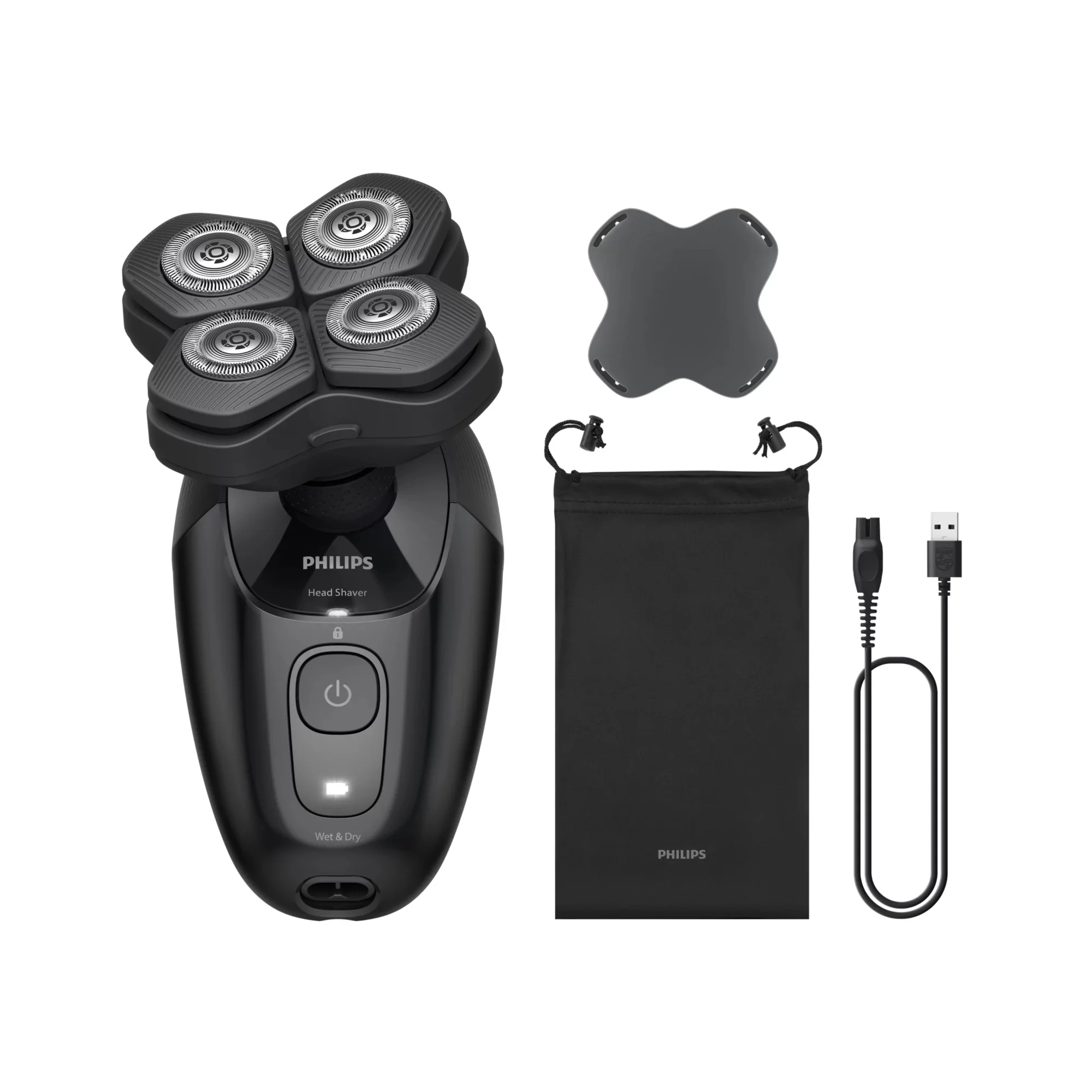 Philips 5000 series Head Shaver Pro HS5980/15 Essential Rasierer mit ComfortCut Klingen