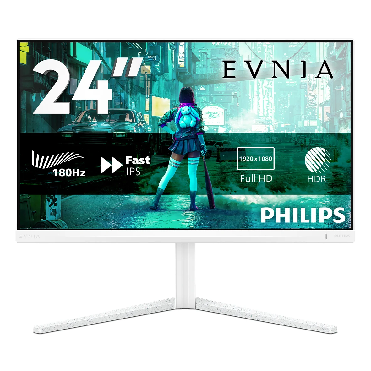 Philips Evnia 24M2N3201A/00 Computerbildschirm 60,5 cm (23.8") 1920 x 1080 Pixel Full HD LCD Weiß