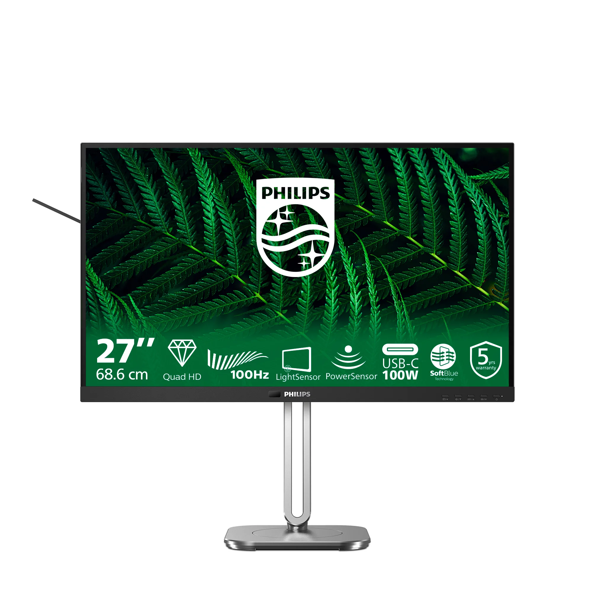 Philips 5000 series 27B2G5601/00 Computerbildschirm 68,6 cm (27") 2560 x 1440 Pixel Quad HD LCD Schwarz