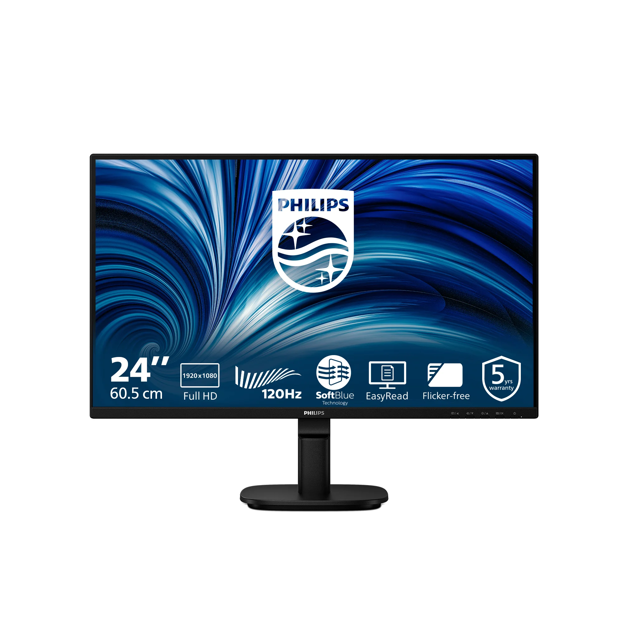 Philips 2000 series 24B2N2200/00 Computerbildschirm 60,5 cm (23.8") 1920 x 1080 Pixel Full HD LCD Schwarz