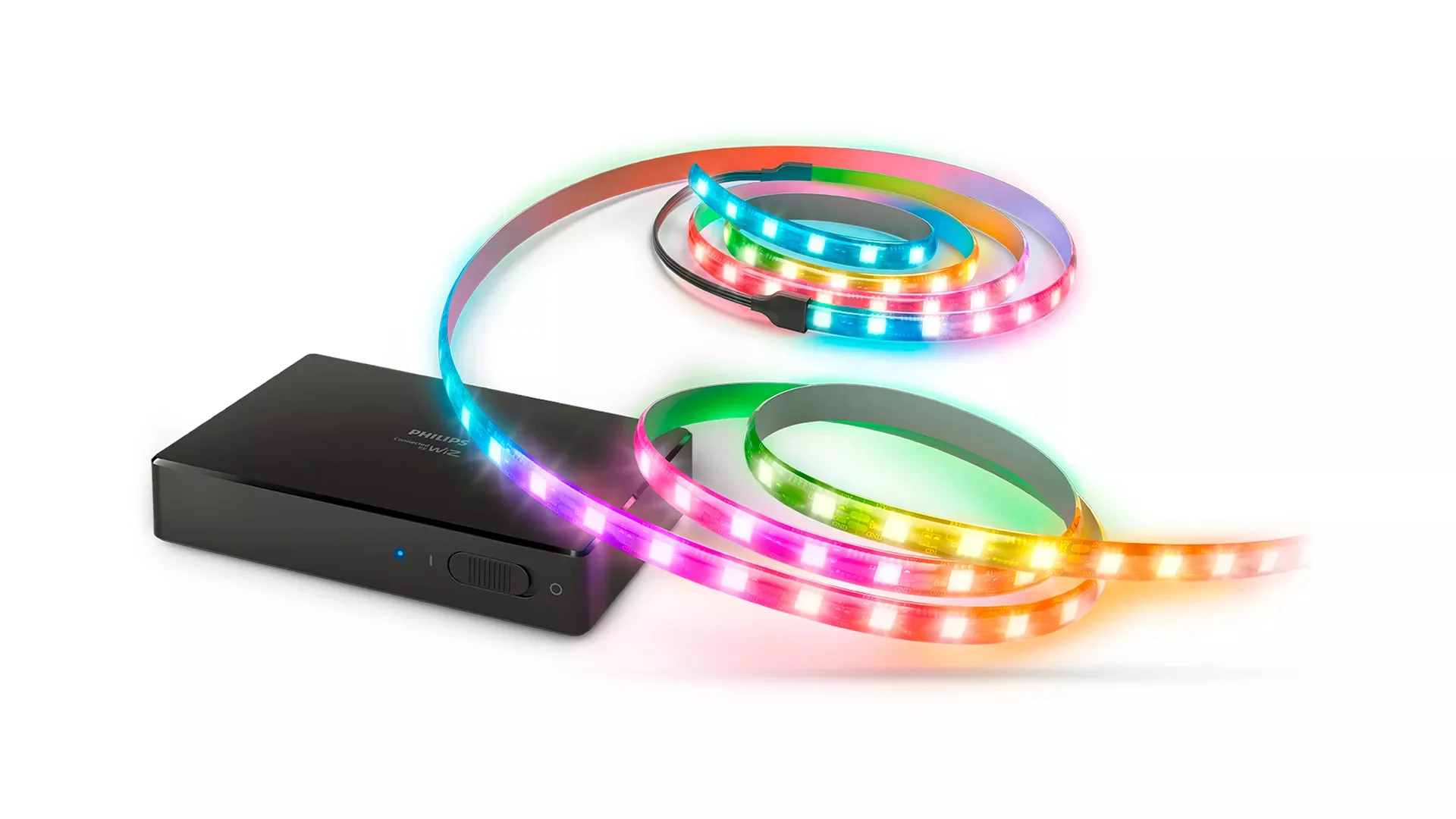 Philips HDMI 2 Sync Box 8K mit Hintergrundbeleuchtung f. TV von 55"–65"