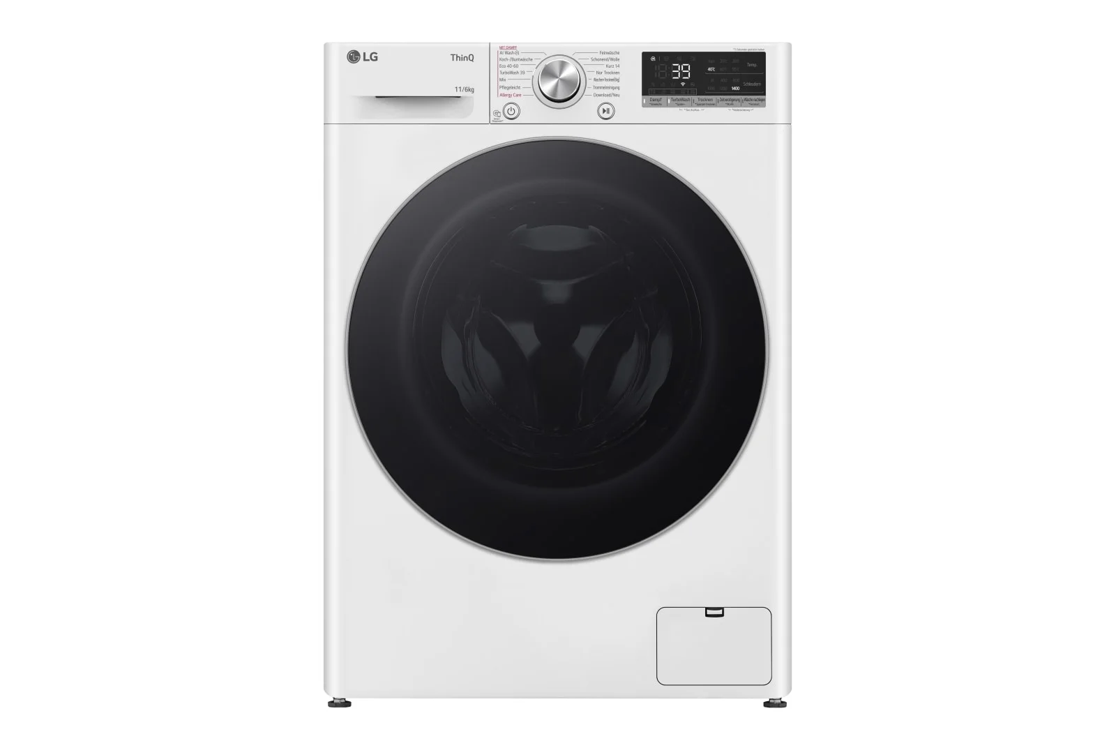 LG W4WR70E61 Waschtrockner Freistehend Frontlader Weiß
