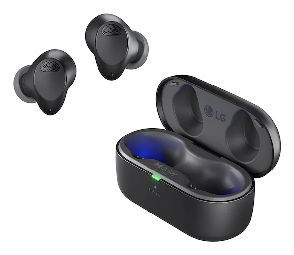LG TONE-T90S Kopfhörer True Wireless Stereo (TWS) im Ohr Anrufe/Musik Bluetooth Schwarz