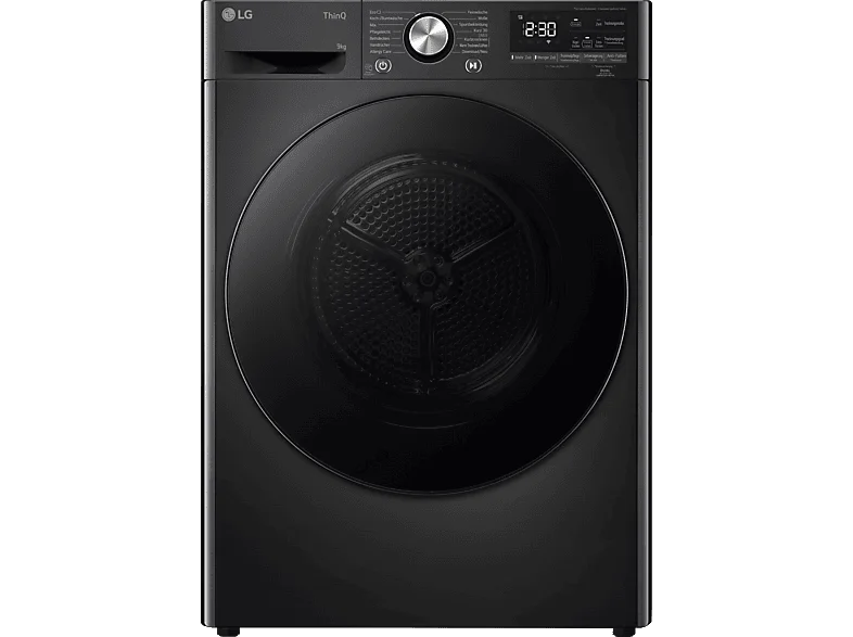 LG RT90V9B Wärmepumpentrockner (9 kg, Schwarz)