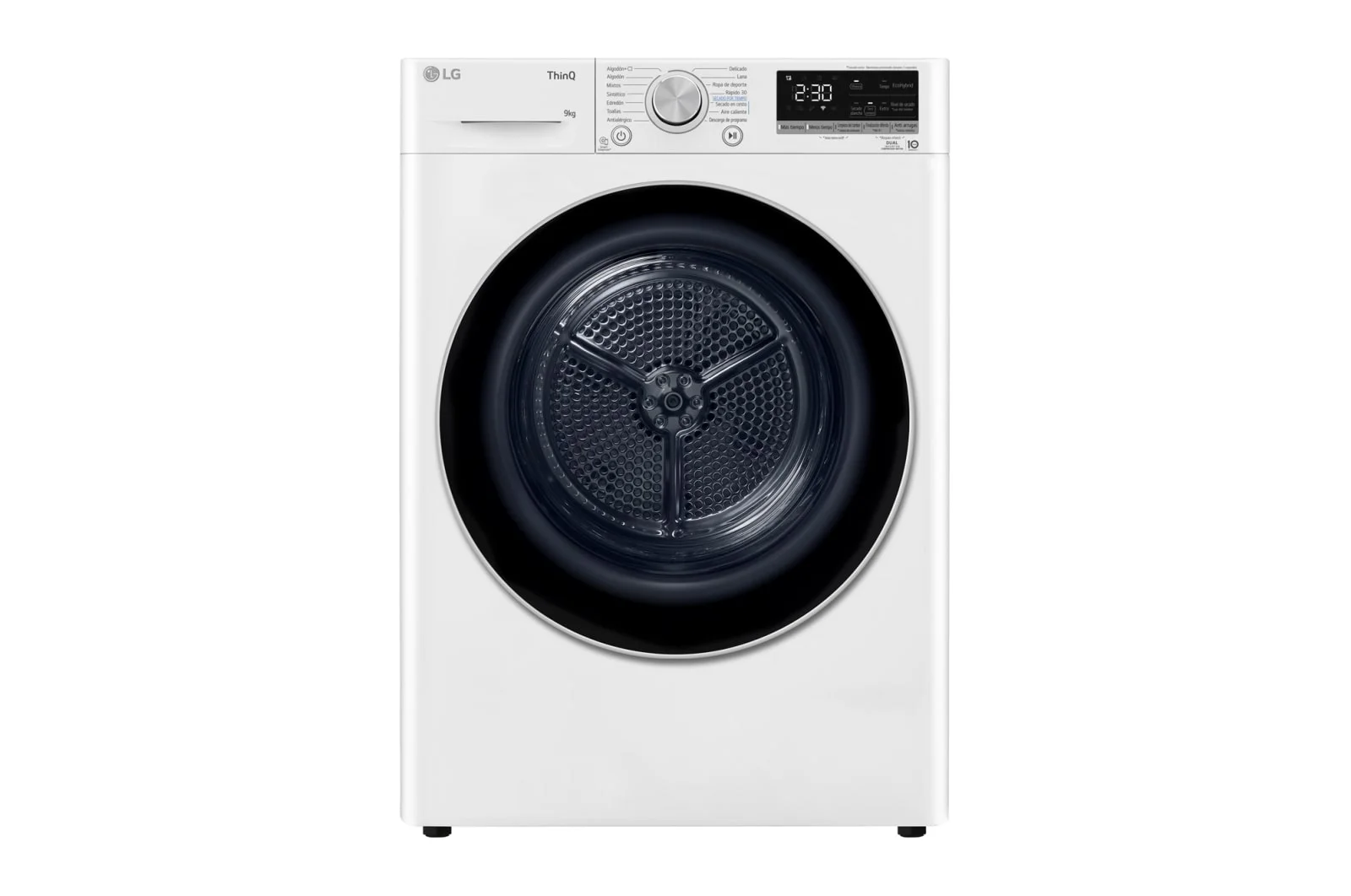 LG RH90V9AV3N Wäschetrockner Freistehend Frontlader 9 kg Weiß