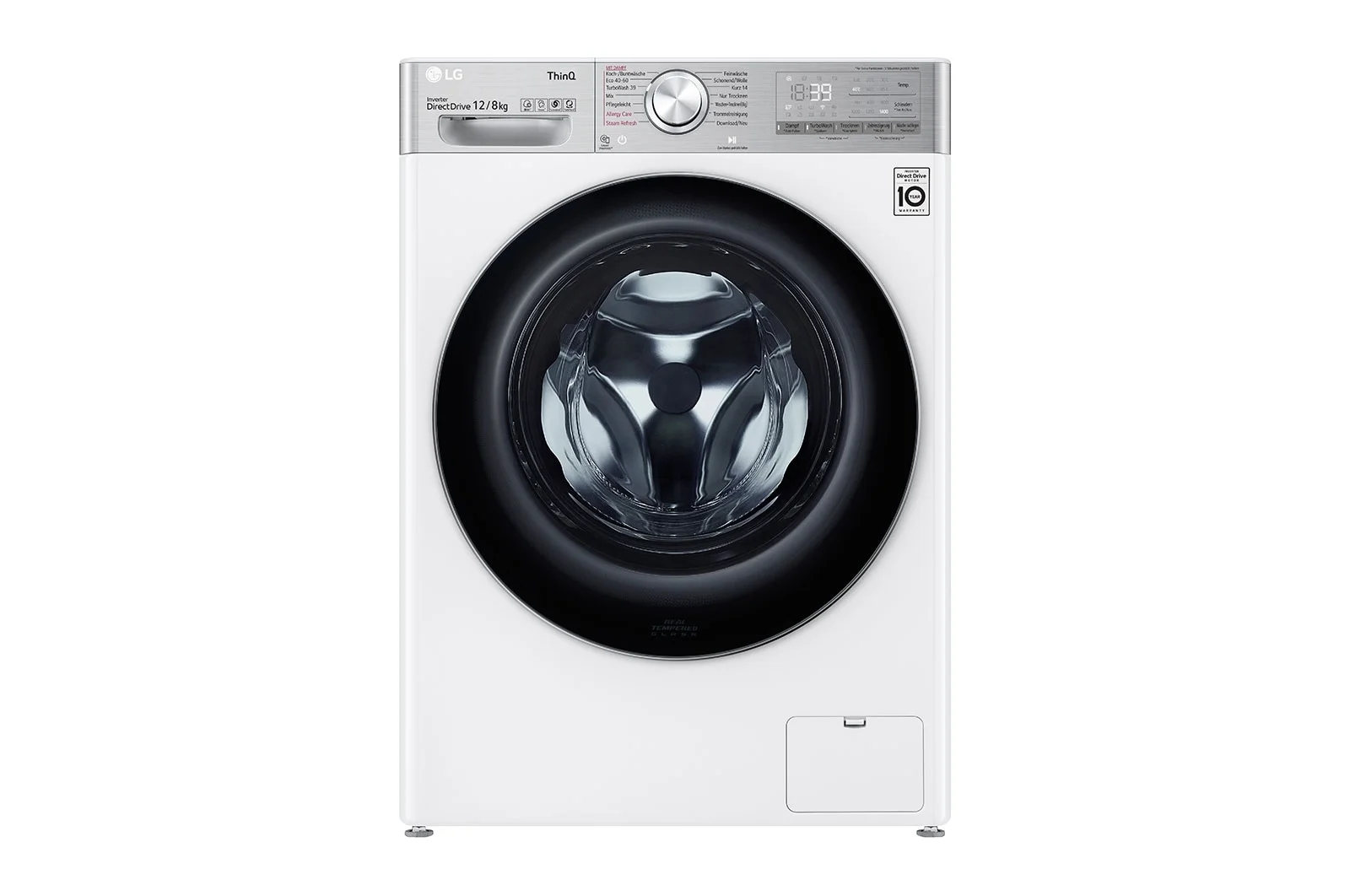 LG V9WD128H2 Waschtrockner Freistehend Frontlader Weiß