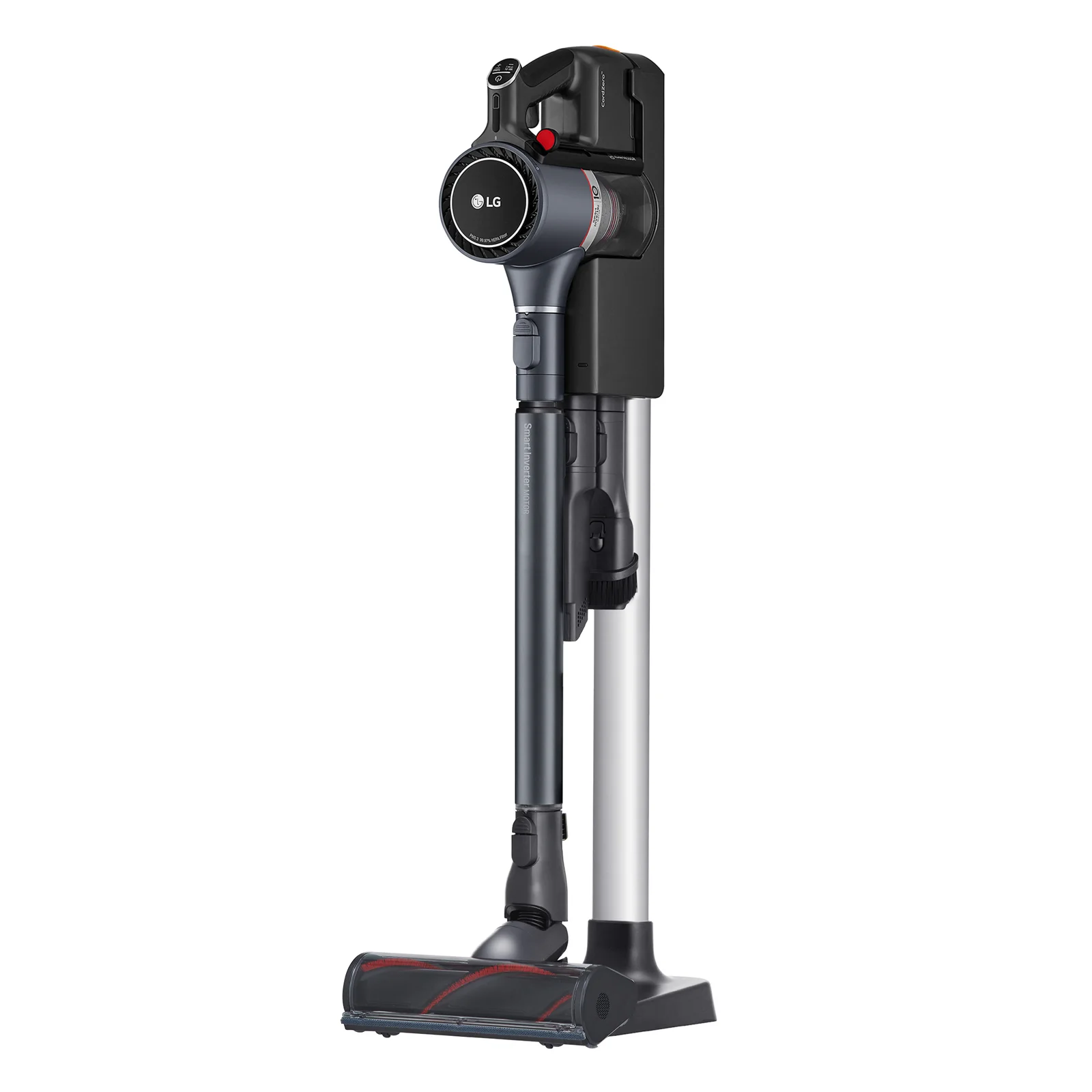 LG A9K-PRO1G Stabstaubsauger/Elektrischer Besen 2-in-1-Stabstaubsauger Akku Trocken HEPA Beutellos 0,44 l 200 W Grau