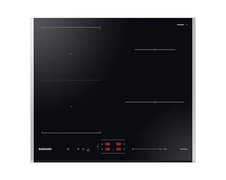 Samsung Autarkes Induktionskochfeld 60 cm, Glaskeramik, Schwarz