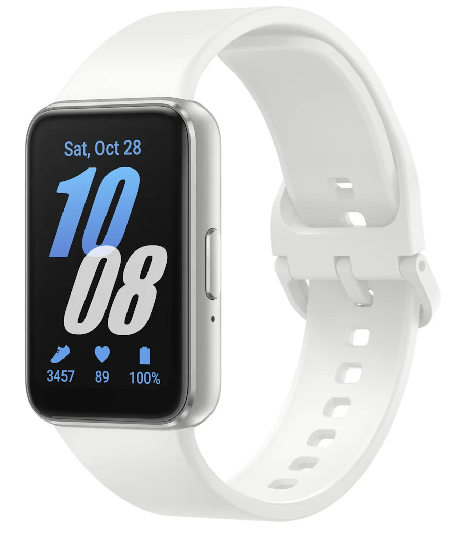 Samsung Galaxy Fit3 4,06 cm (1.6") AMOLED 40 mm Digital 256 x 402 Pixel Touchscreen Silber