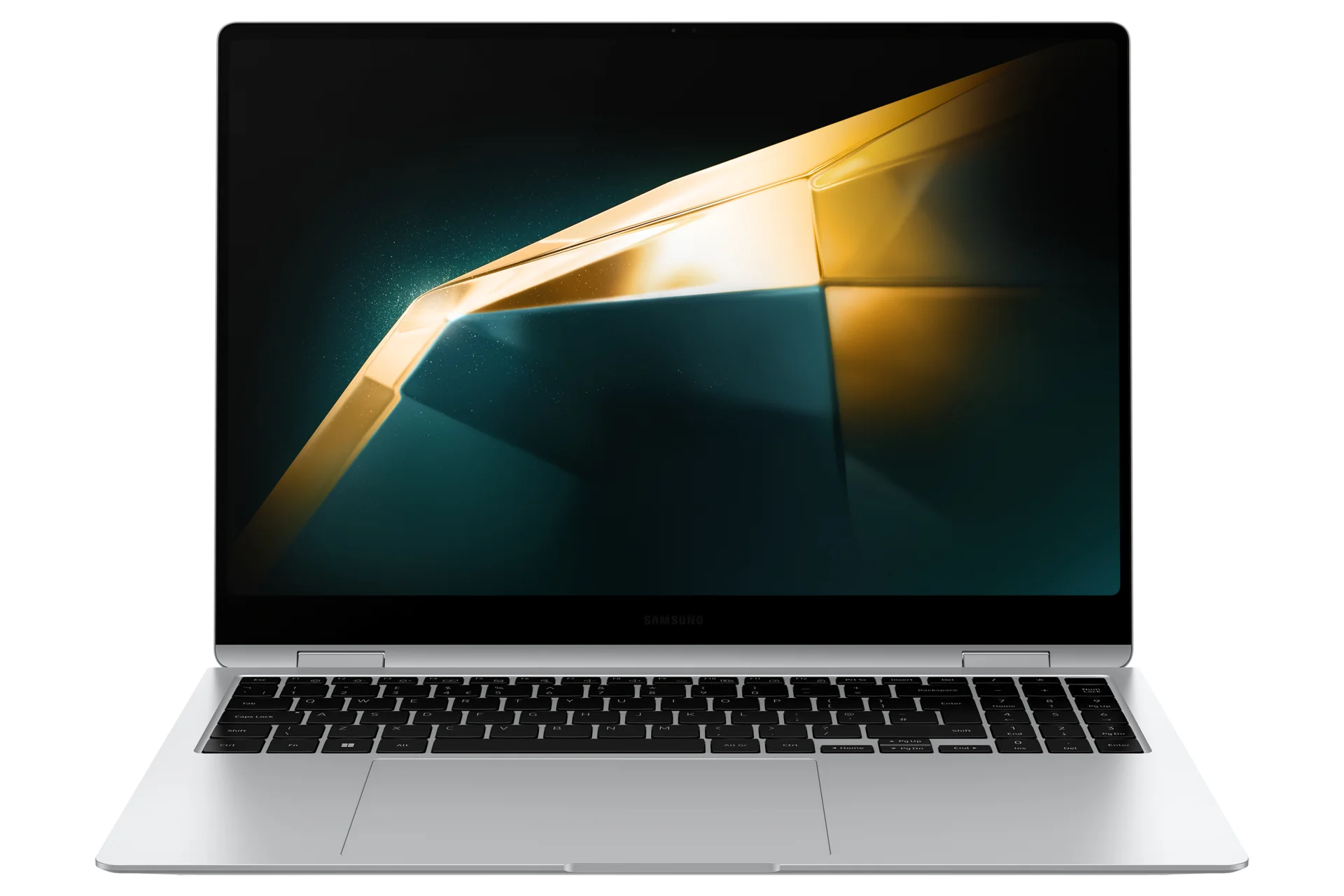 Samsung Galaxy Book4 Pro 360 Intel Core Ultra 7 155H Hybrid (2-in-1) 40,6 cm (16") Touchscreen WQXGA+ 16 GB LPDDR5x-SDRAM 512 GB SSD Wi-Fi 6E (802.11ax) Windows 11 Pro Platin, Silber