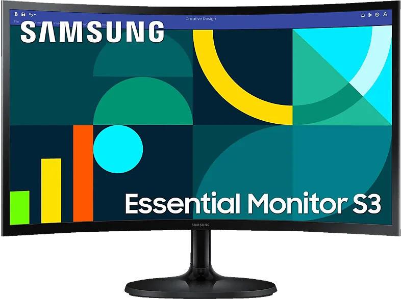 SAMSUNG LS27D364GAUXEN 27 Zoll Full-HD Monitor 4 ms Reaktionszeit 100 Hz
