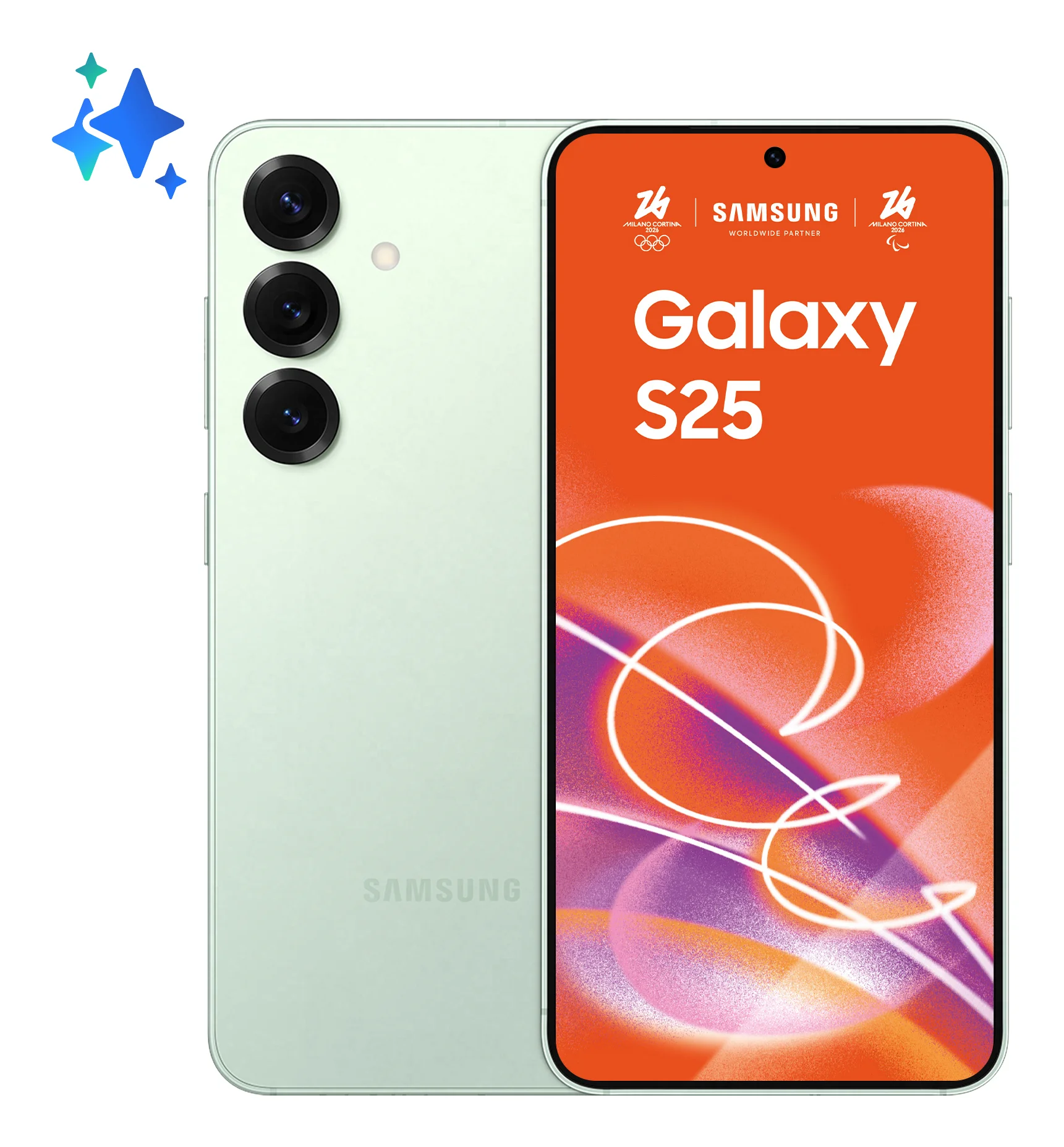 Samsung Galaxy S25 15,8 cm (6.2") Dual-SIM Android 15 5G USB Typ-C 12 GB 256 GB 4000 mAh Mintfarbe