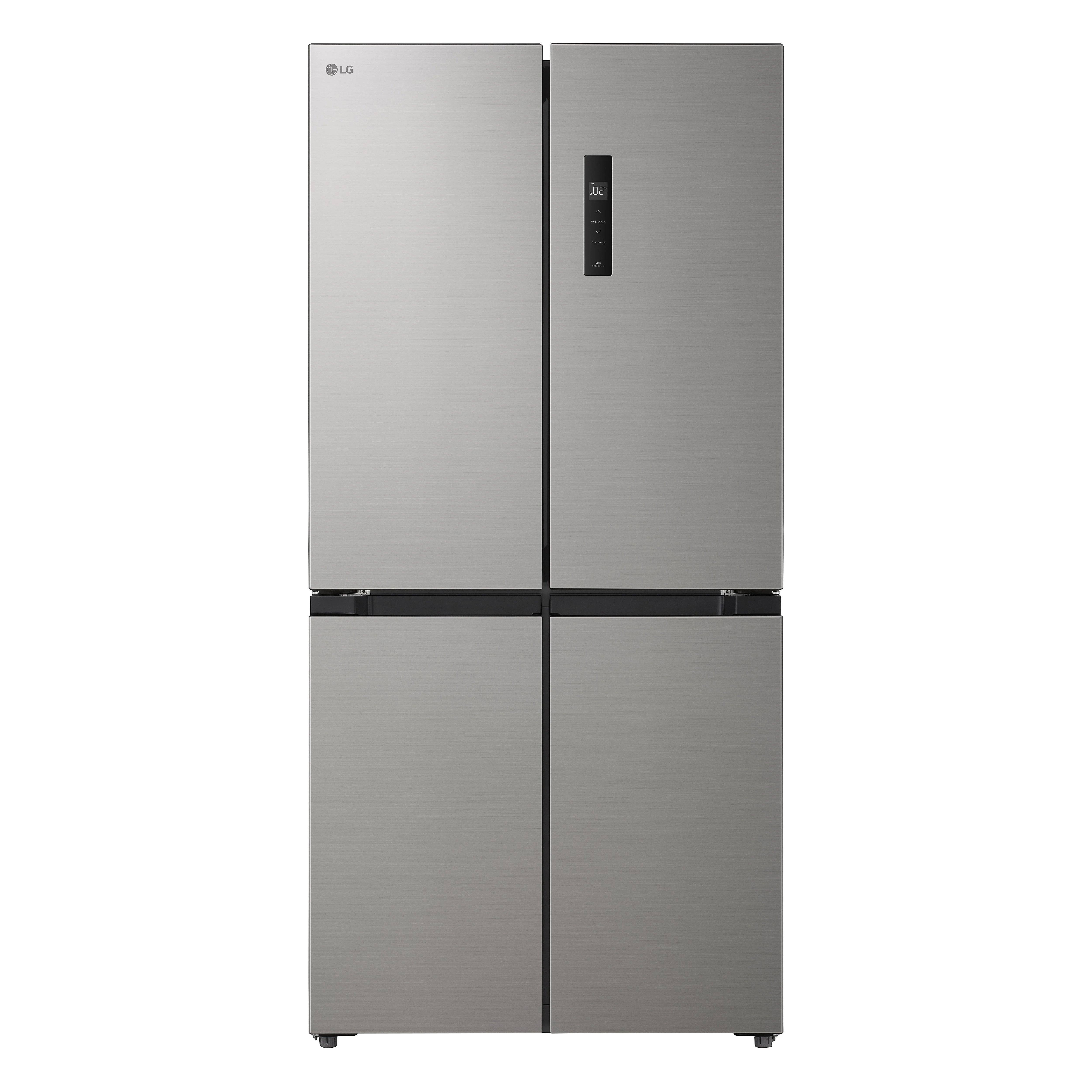 LG GMM41MSBEM Side-by-Side Kühlkombination Freistehend 474 l Silber