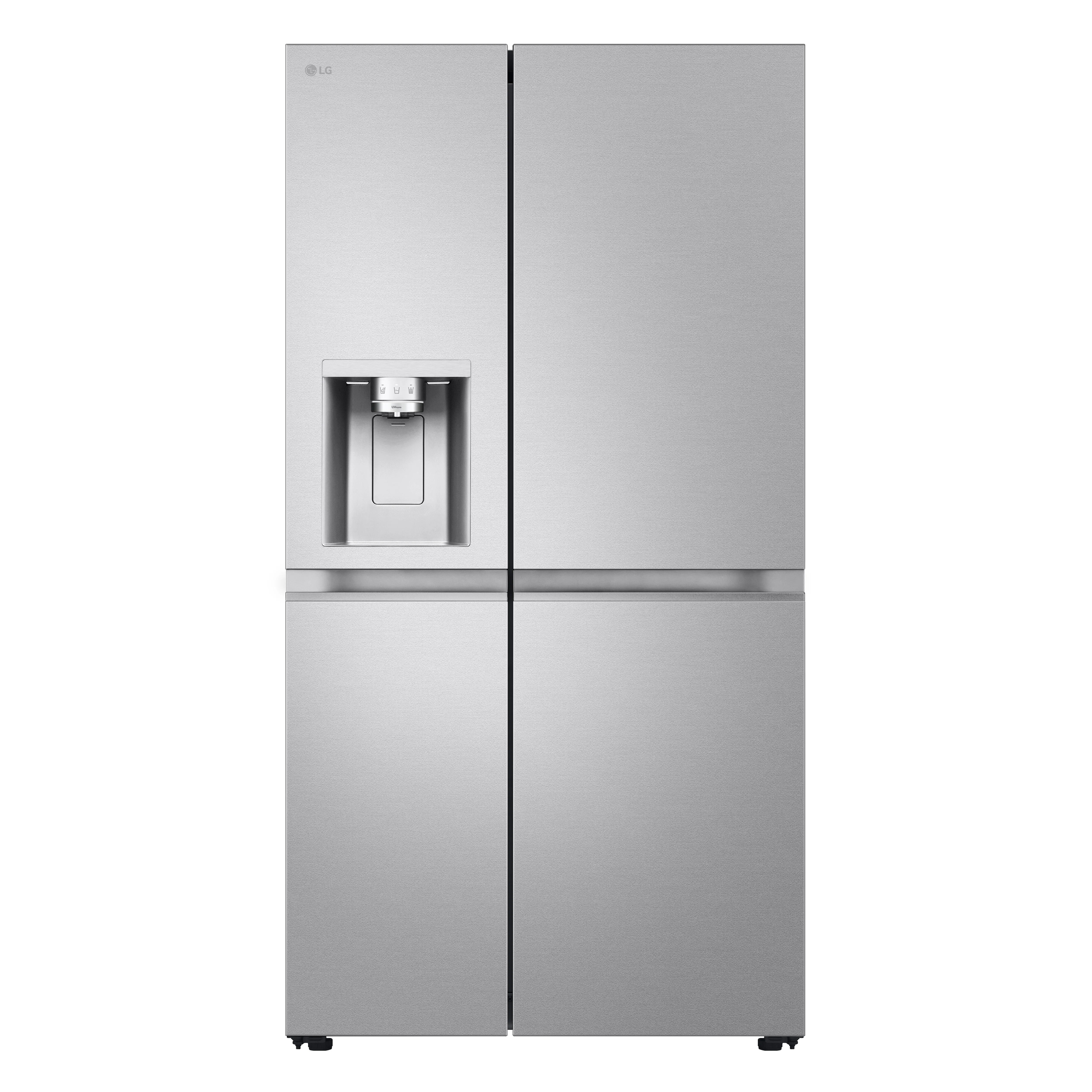 LG GSLE91MBAC Side-by-Side Kühlkombination Freistehend 628 l Metallisch