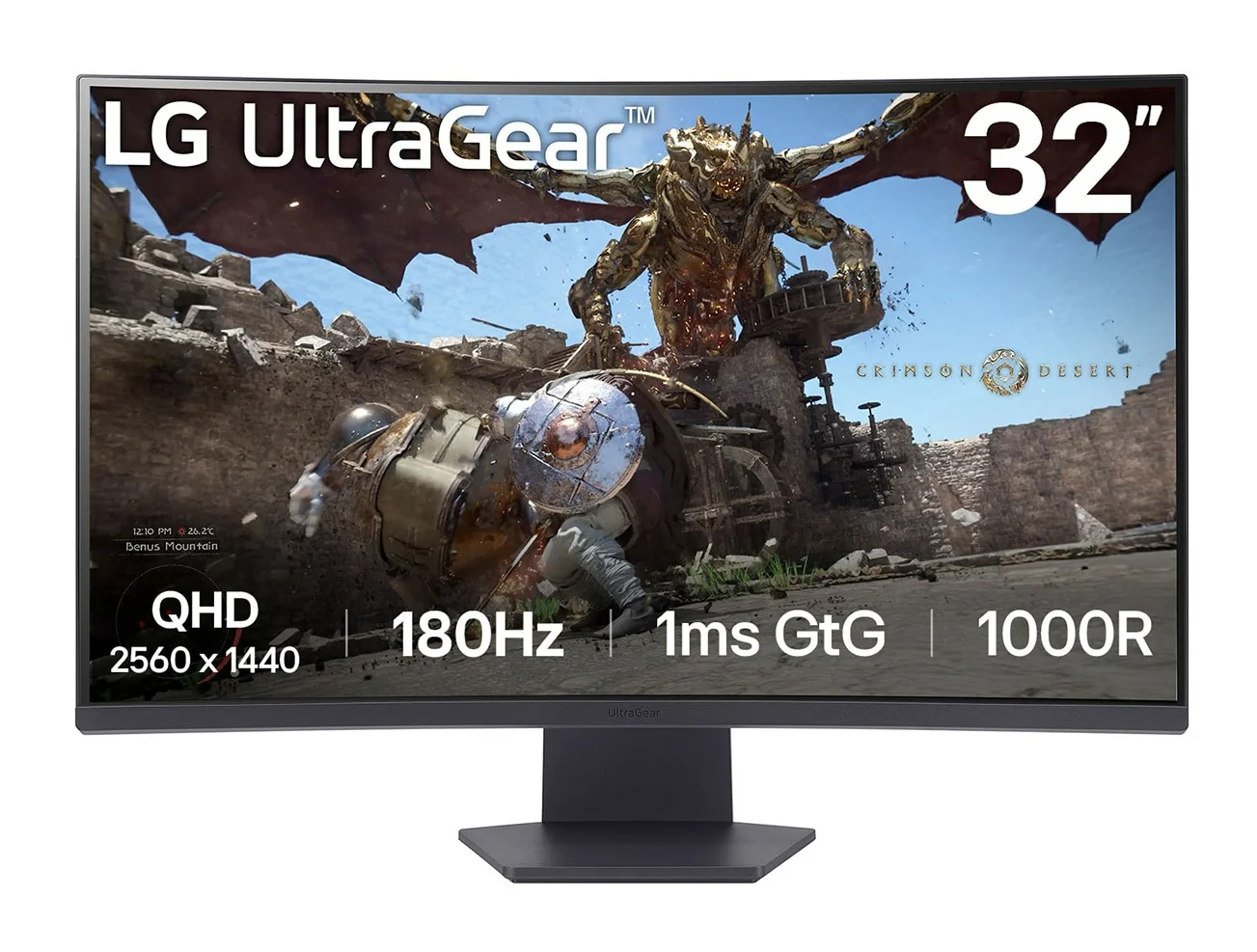 LG 32GS60QC-B Computerbildschirm 80 cm (31.5") 2560 x 1440 Pixel Quad HD LCD Schwarz