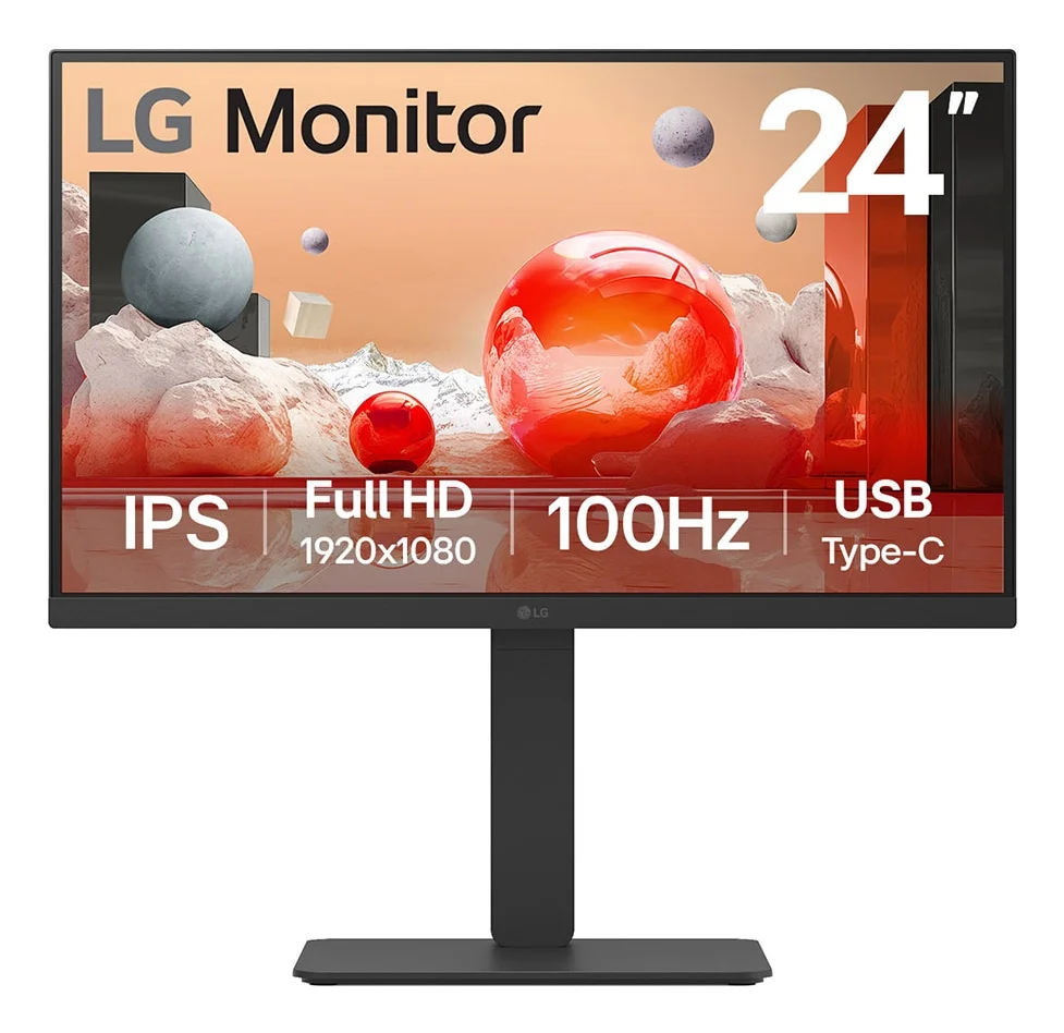 LG 24BA750-B Computerbildschirm 60,5 cm (23.8") 1920 x 1080 Pixel Full HD LCD Schwarz
