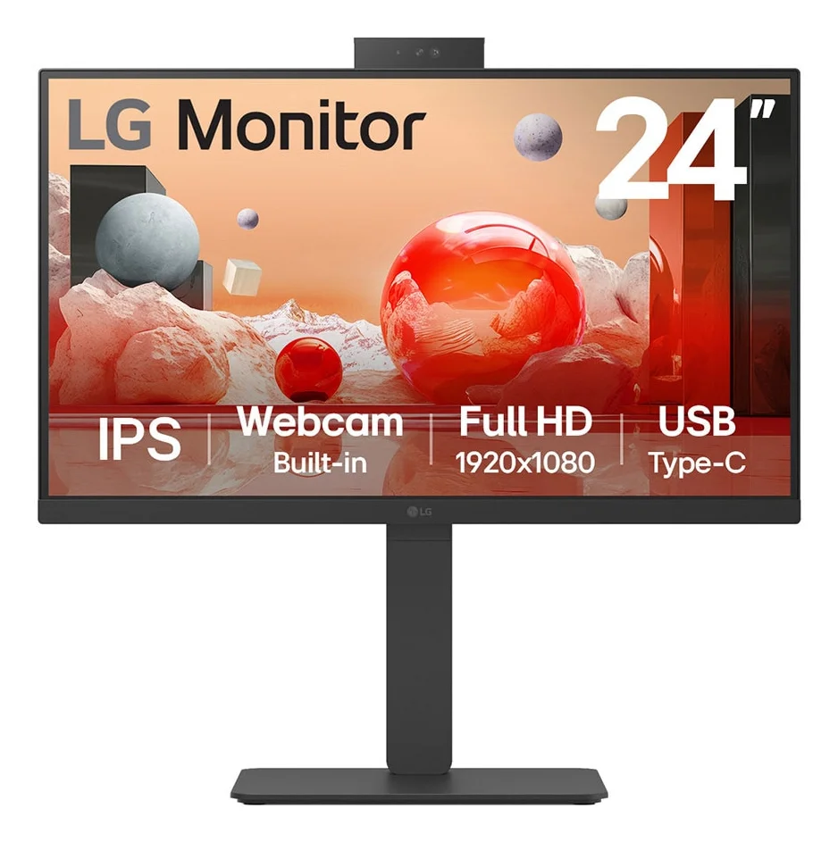 LG 24BA850-B Computerbildschirm 60,5 cm (23.8") 1920 x 1080 Pixel Full HD Schwarz
