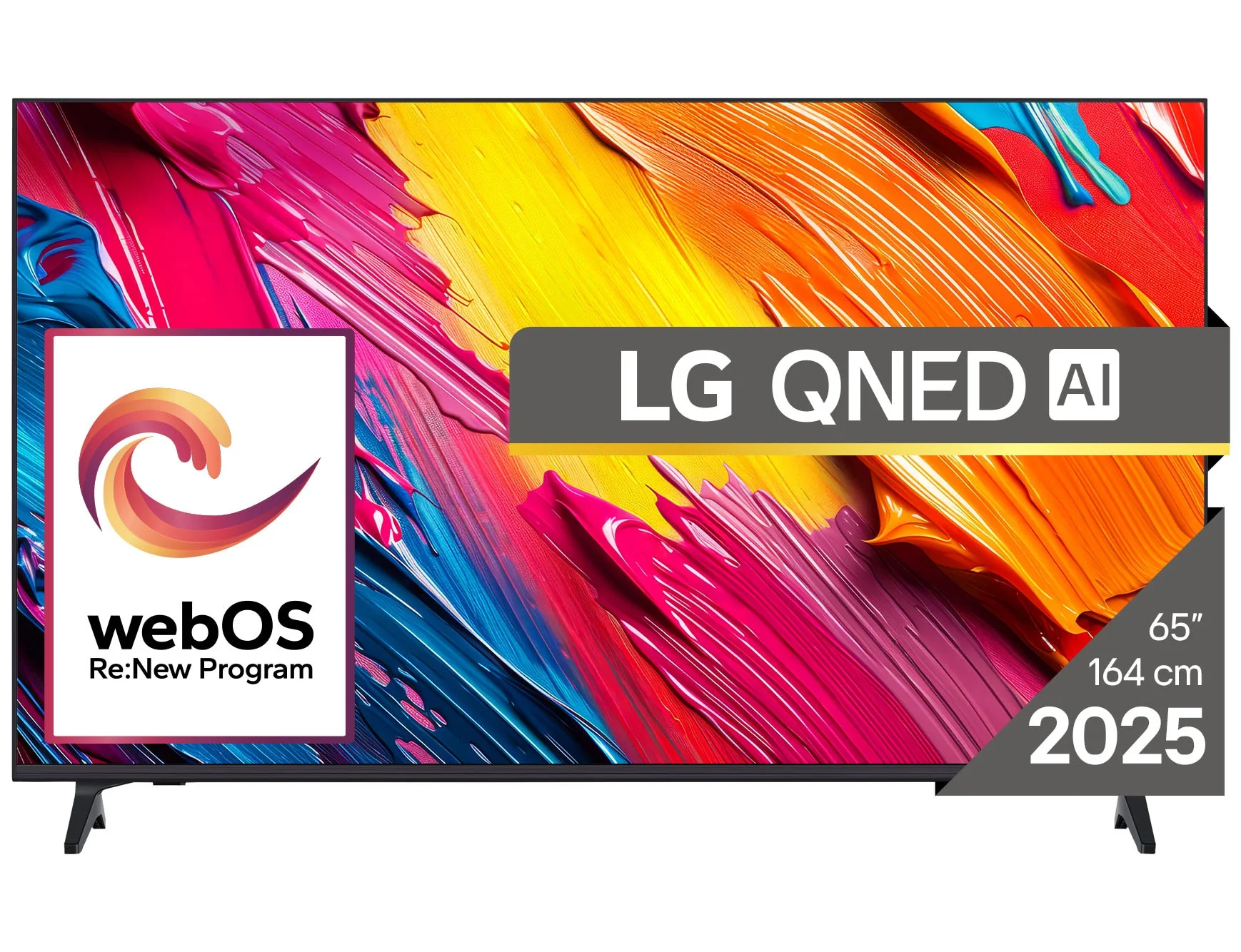 LG QNED AI 65QNED70A6A Fernseher 165,1 cm (65") 4K Ultra HD Smart-TV WLAN Schwarz