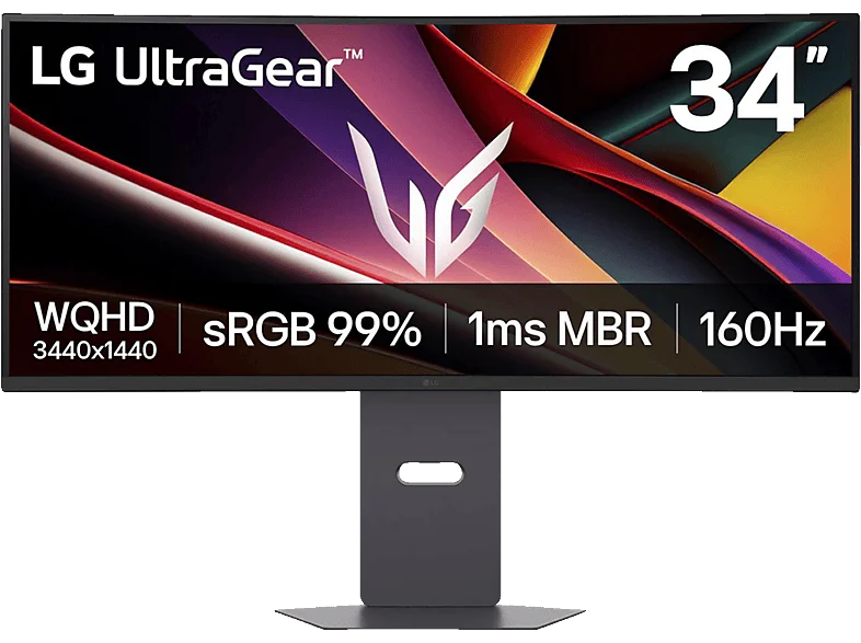LG UltraGear™ 34G600A-B 34 Zoll UWQHD Monitor 5 ms Reaktionszeit 160 Hz