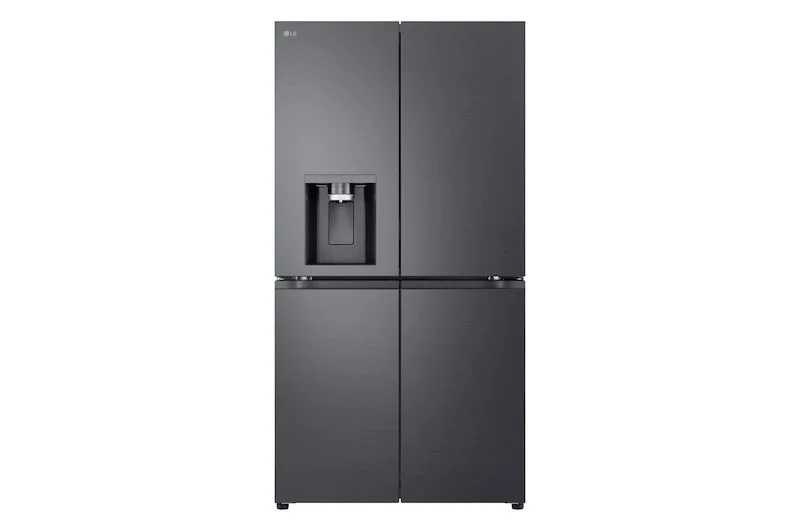 LG GMF961EV6C Side-by-Side Kühlkombination Freistehend 645 l Schwarz