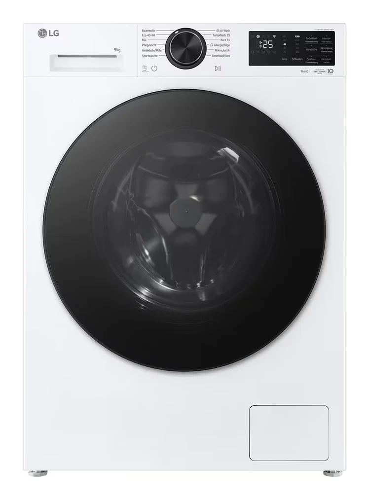 LG F2X7SLIM9W Waschmaschine Frontlader 9 kg 1200 RPM Weiß