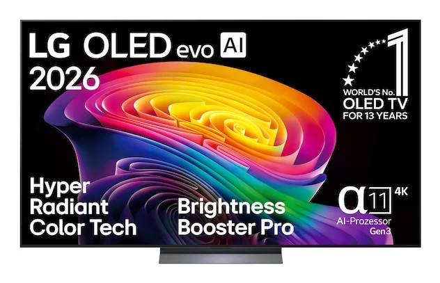 LG OLED evo AI OLED77C67LA 195,6 cm (77") 4K Ultra HD Smart-TV WLAN Schwarz