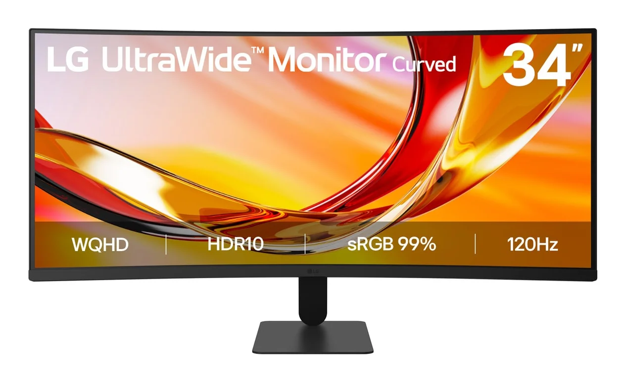 LG 34U601B-B Computerbildschirm 86,4 cm (34") 3440 x 1440 Pixel Dual WQHD LCD Schwarz