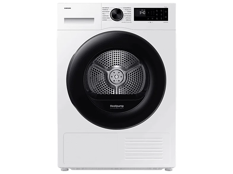 SAMSUNG DV90DG52A0AEEG Wärmepumpentrockner (9 kg, Weiß)