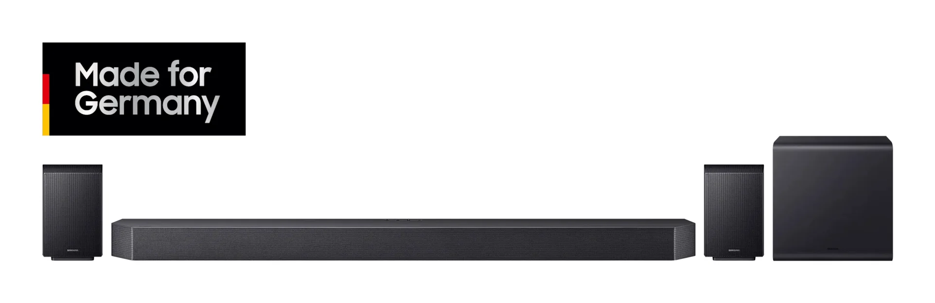 Samsung Q-series Q-Serie Soundbar HW-Q995GF 11.1.4-Kanal Subwoofer & Rücklautsprecher (2025)